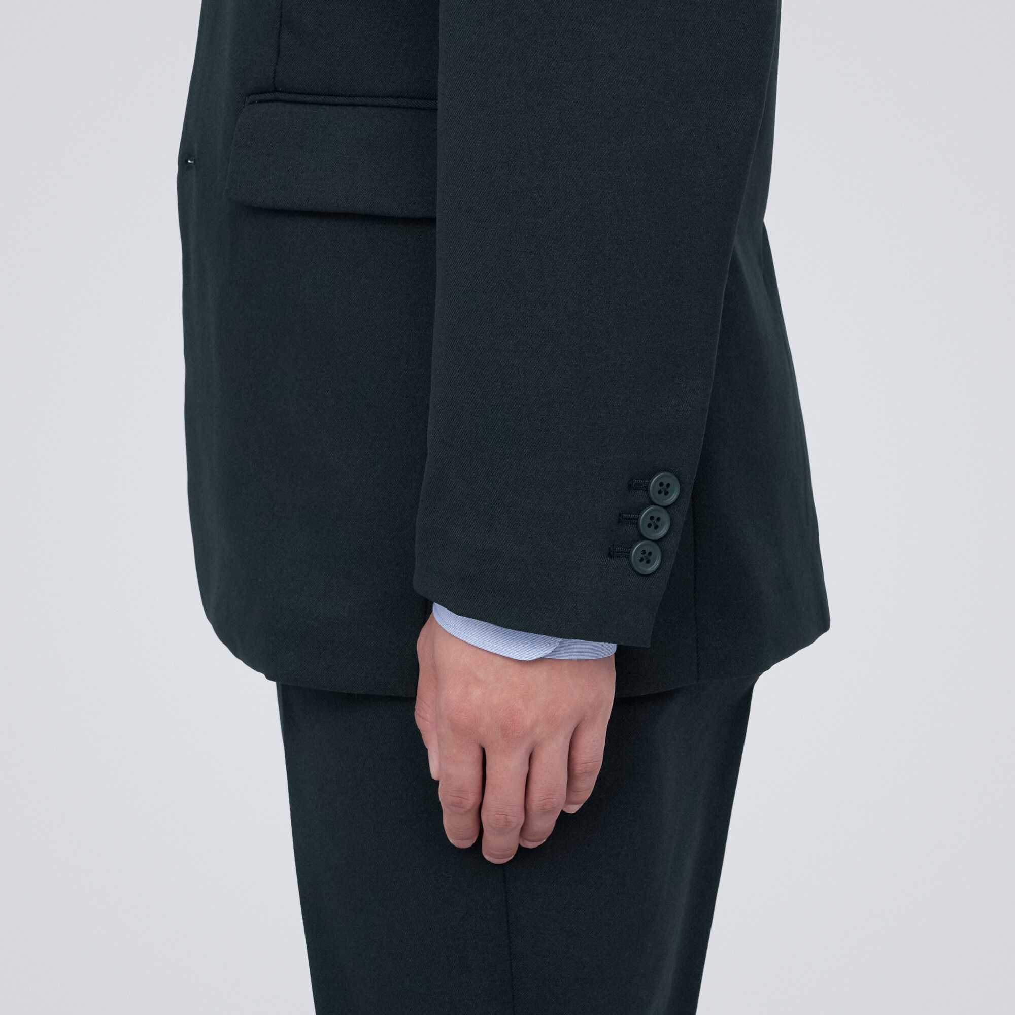 【セットアップ可能】起毛ストレッチジャケット