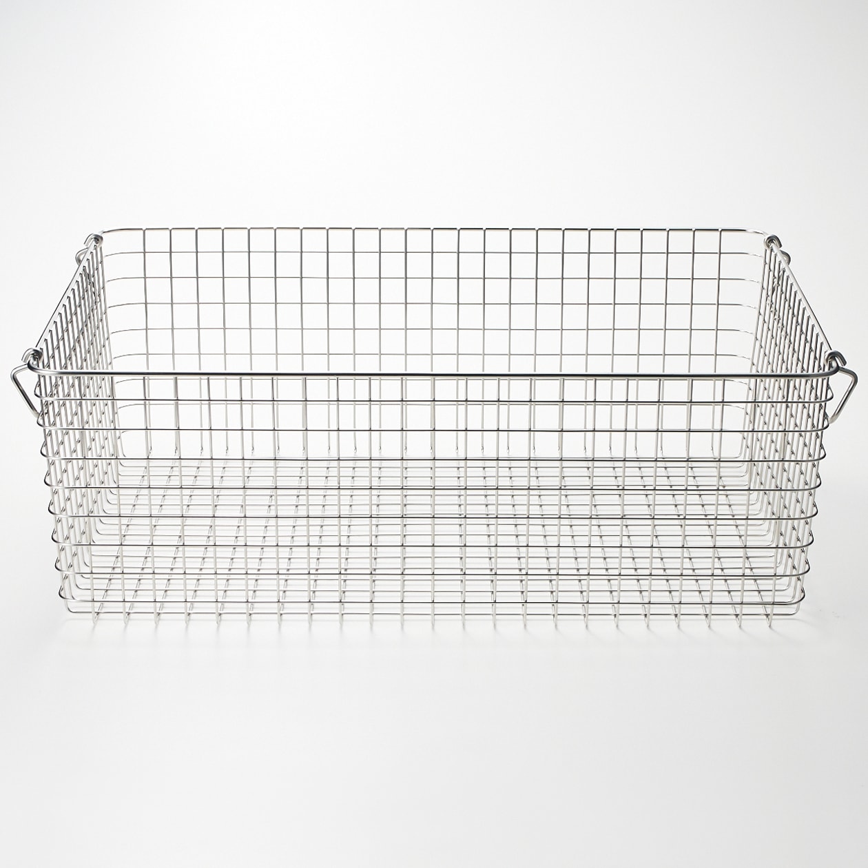 ステンレスワイヤーバスケット６　約幅５１×奥行３７×高さ１８ｃｍ