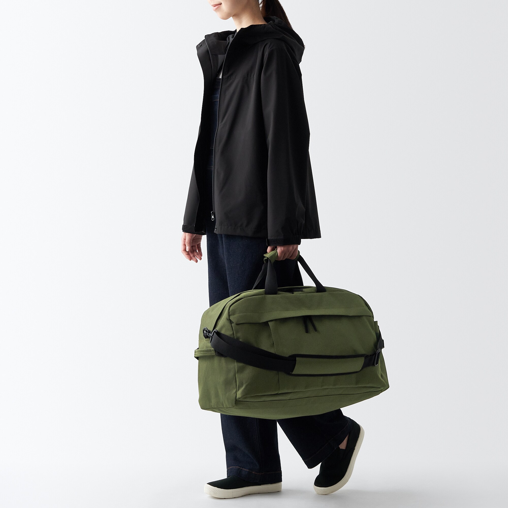 撥水ボストンバッグ