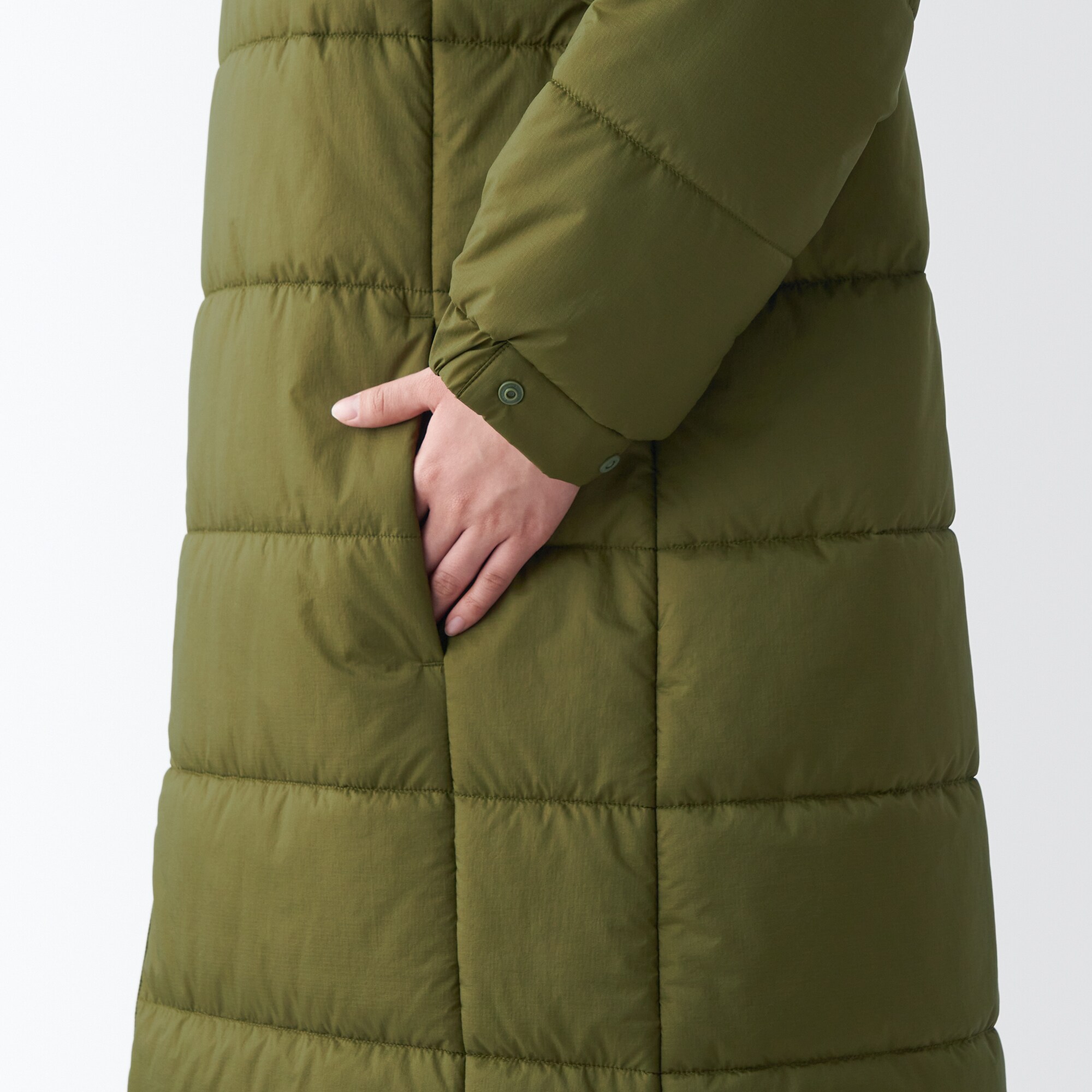 防風撥水中わたコート