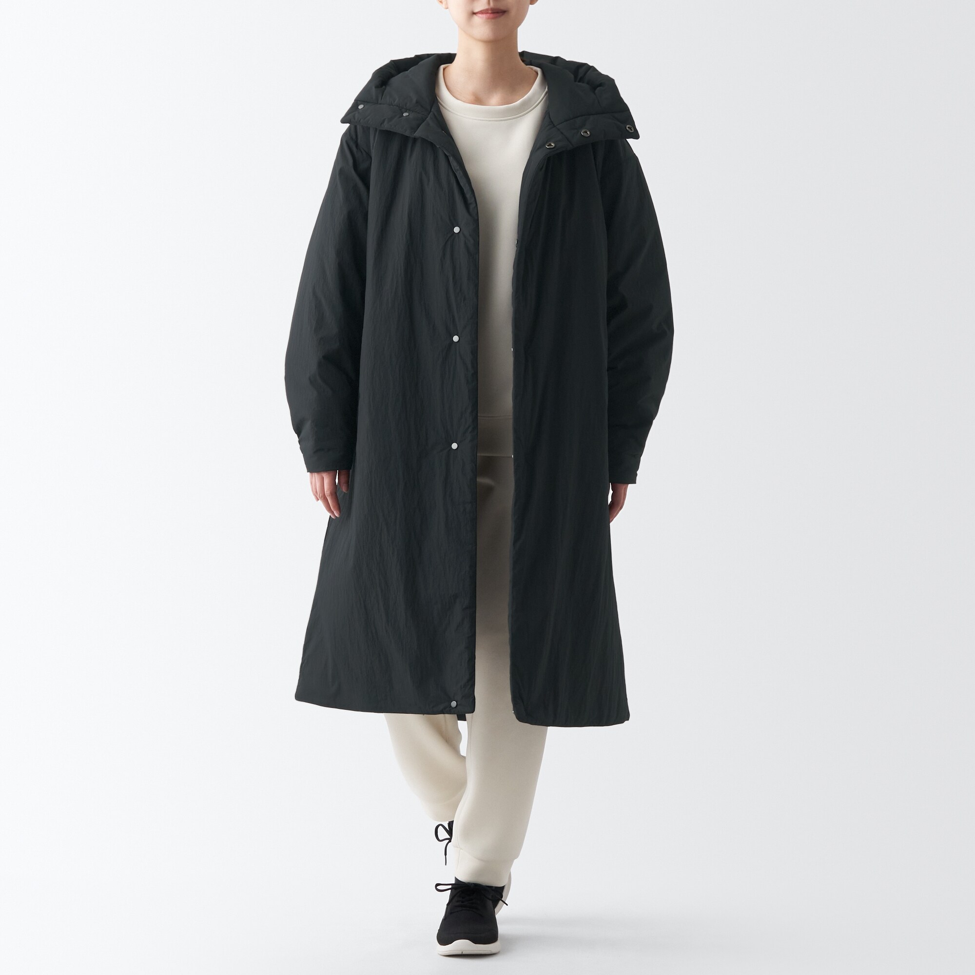 防風撥水中わたベンチコート