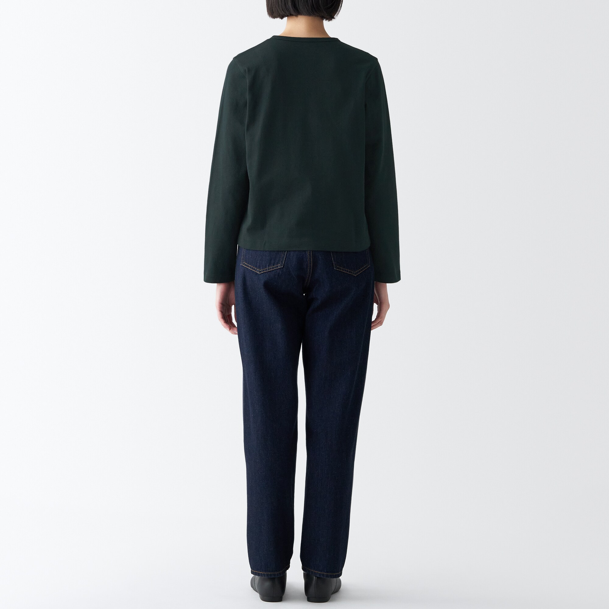 太番手カーディガン