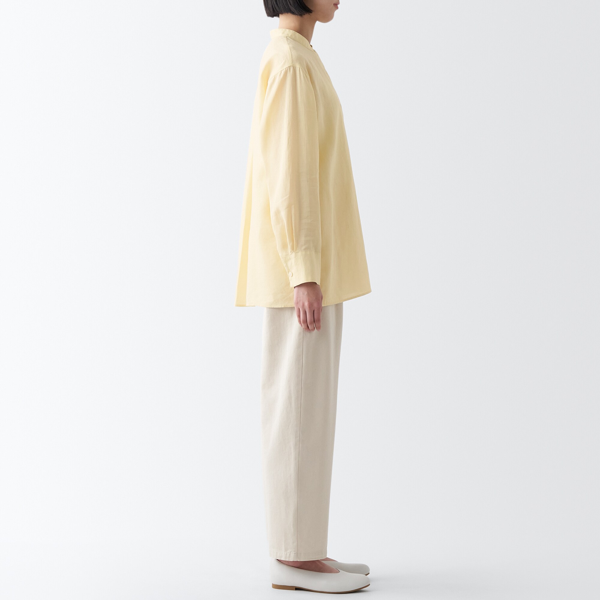 細番手ラミーブラウス（婦人）