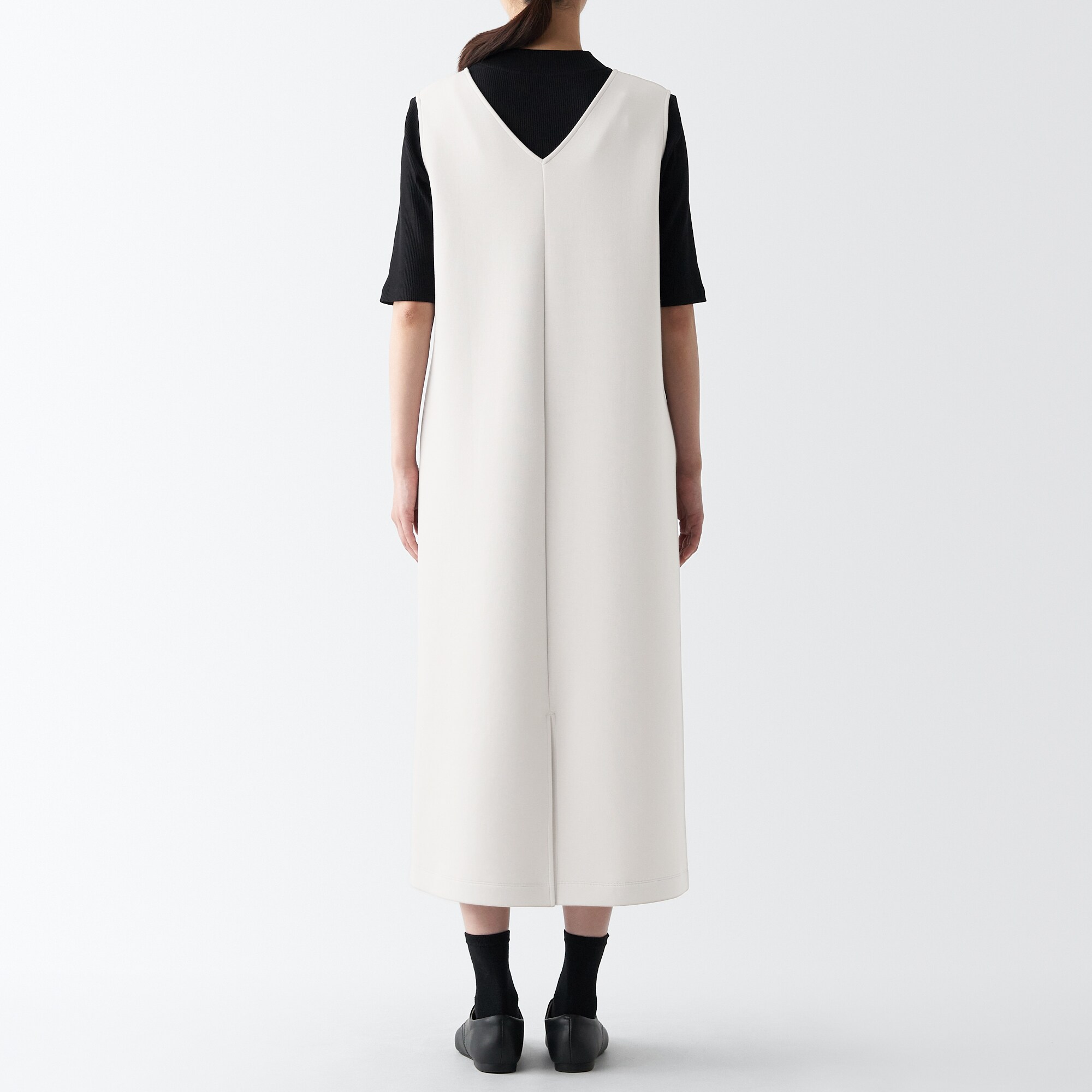 二重編みスウェットジャンパースカート