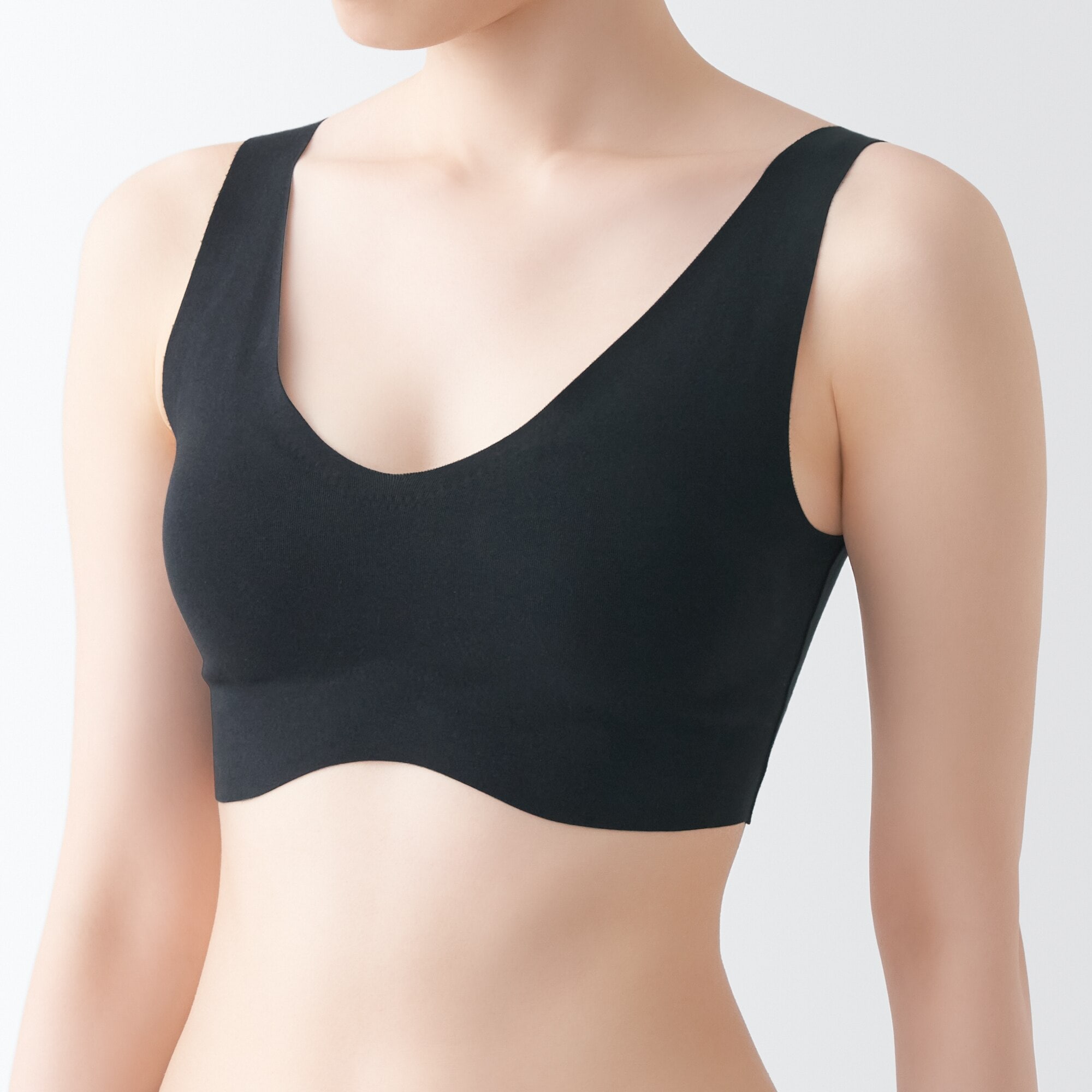 婦人　どこにも縫い目がないハーフトップブラジャー