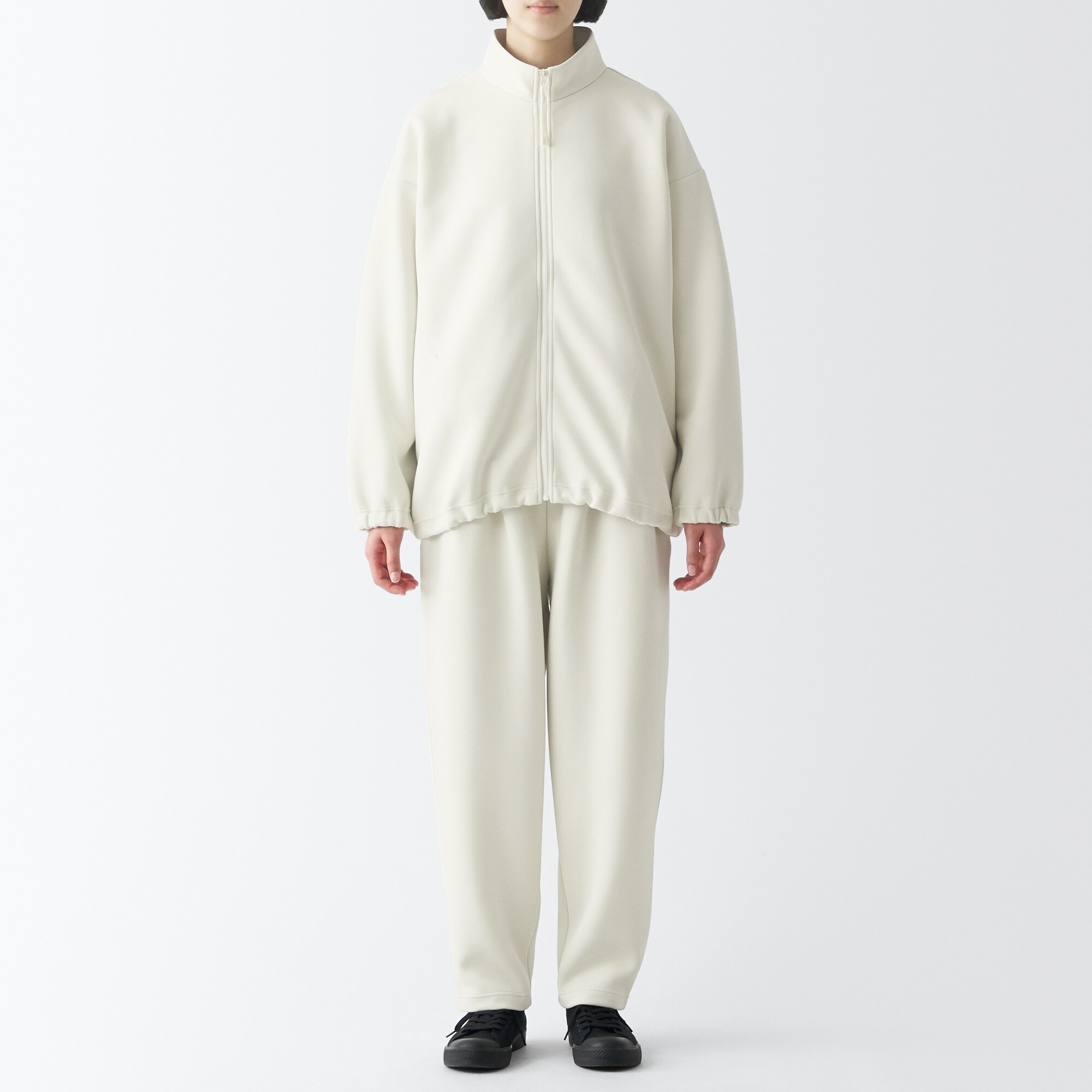 二重編みスウェットパンツ