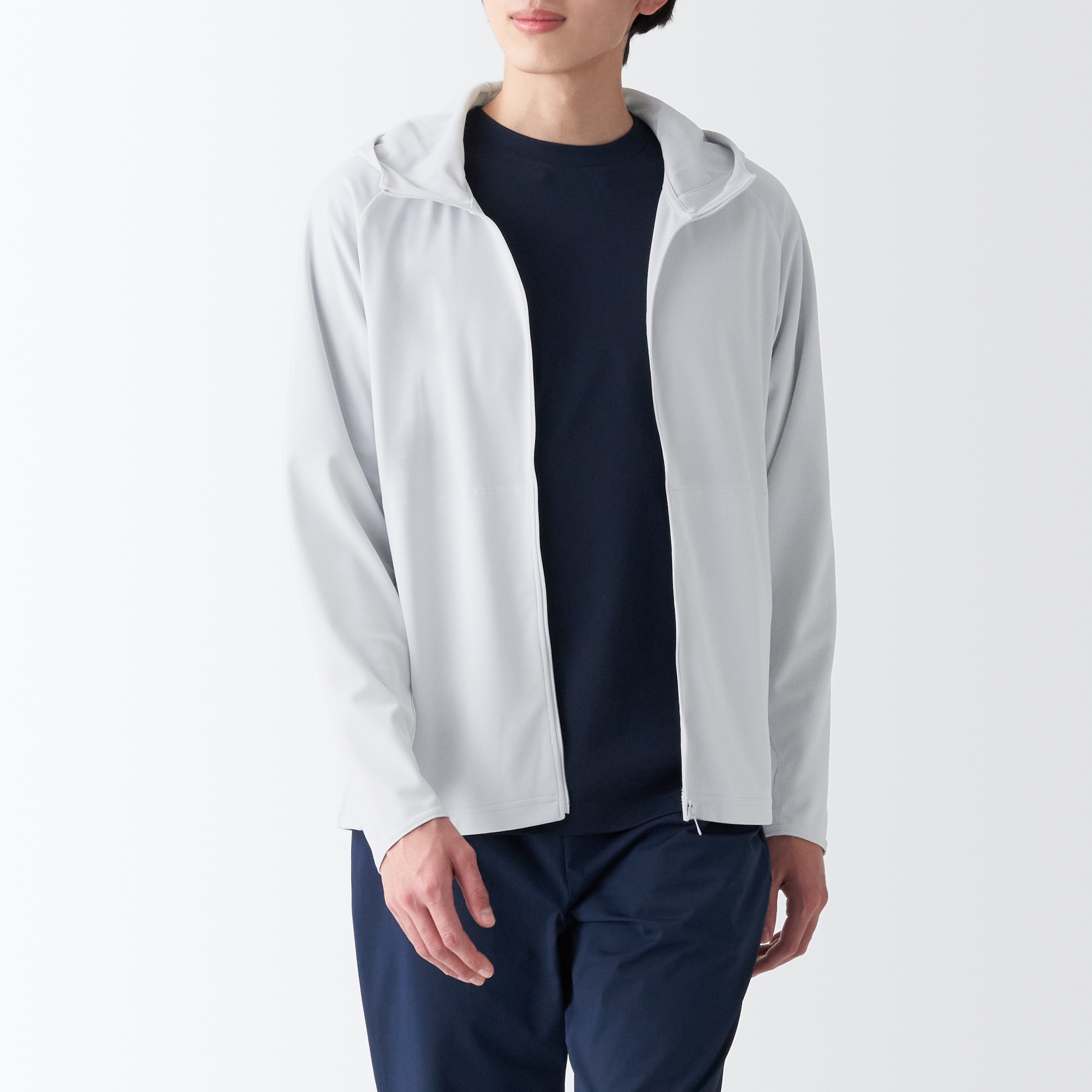 ＵＶカット乾きやすいジップパーカー