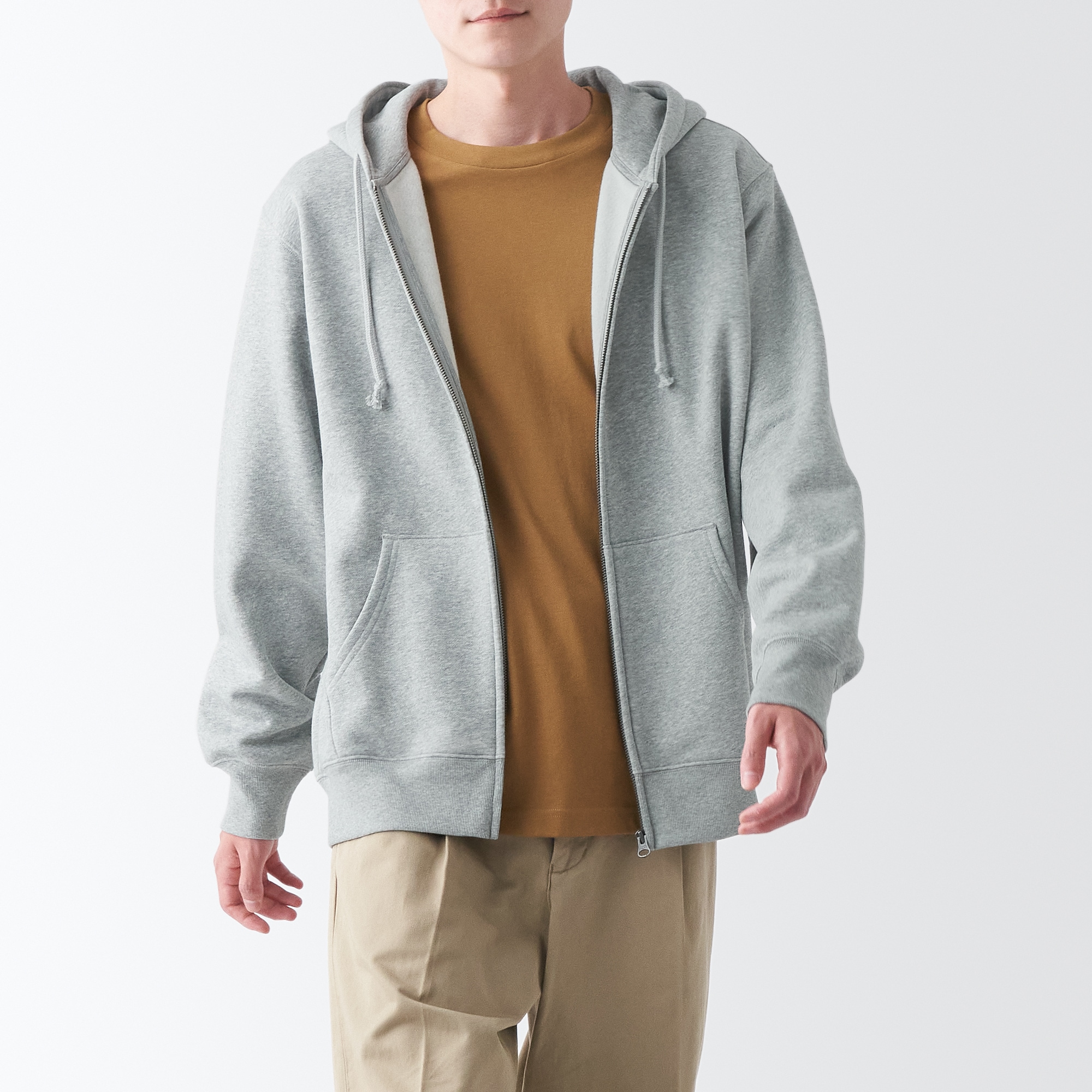 スウェットフルジップパーカ