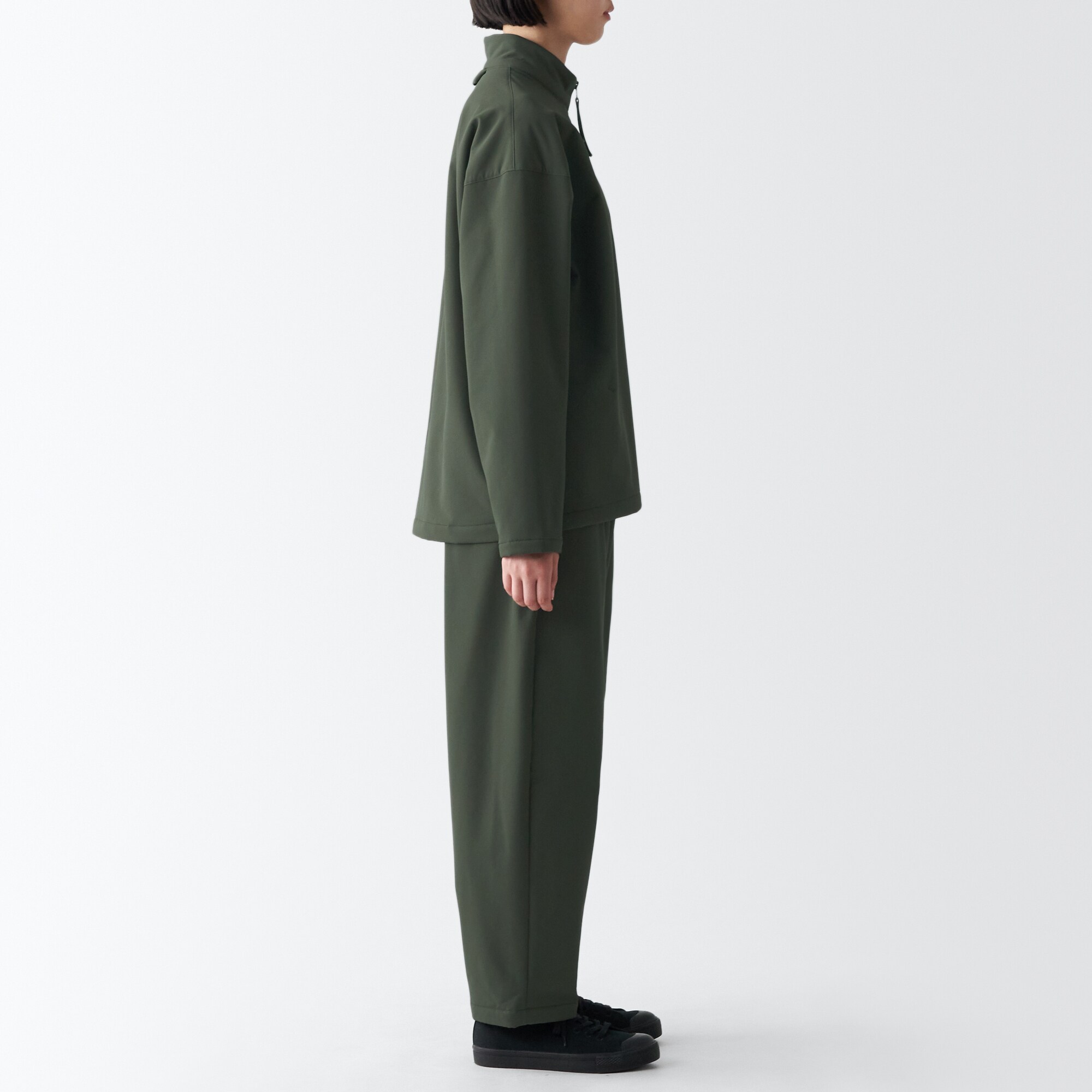 裏起毛プルオーバー