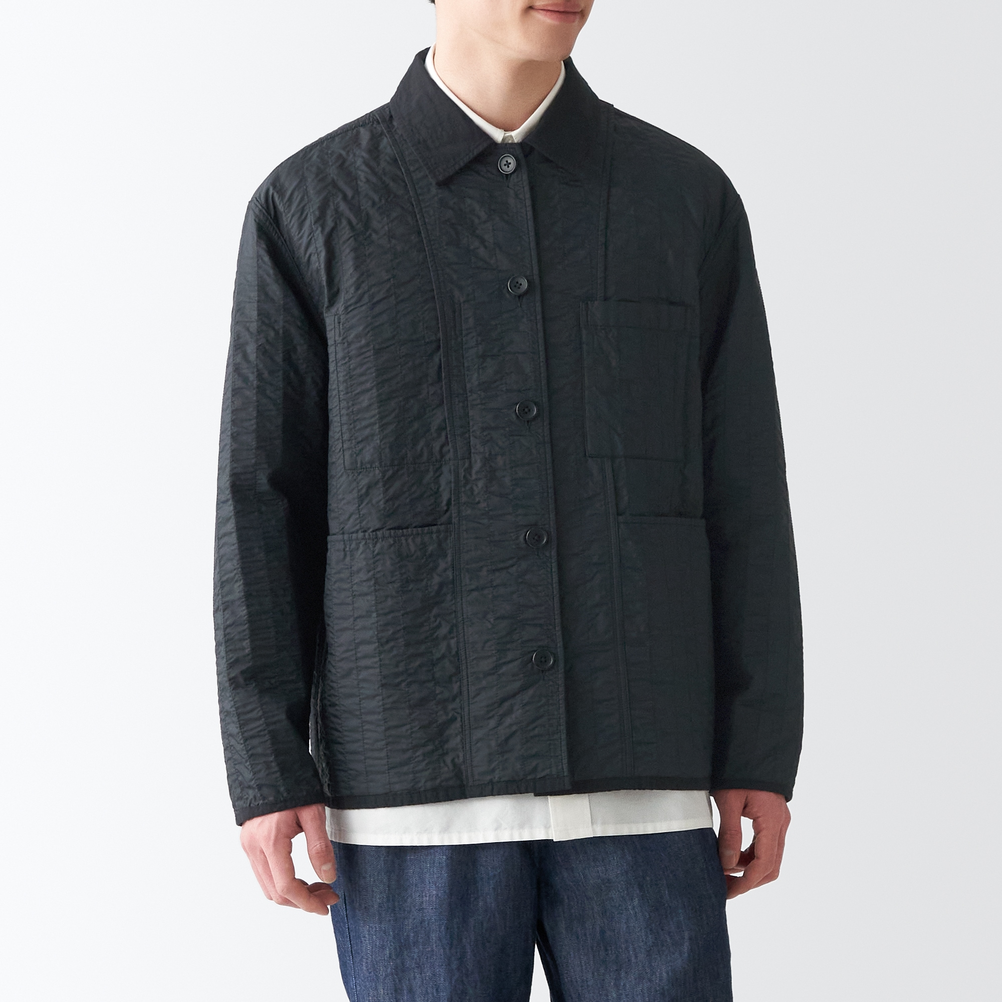 リバーシブルキルトジャケット（紳士）
