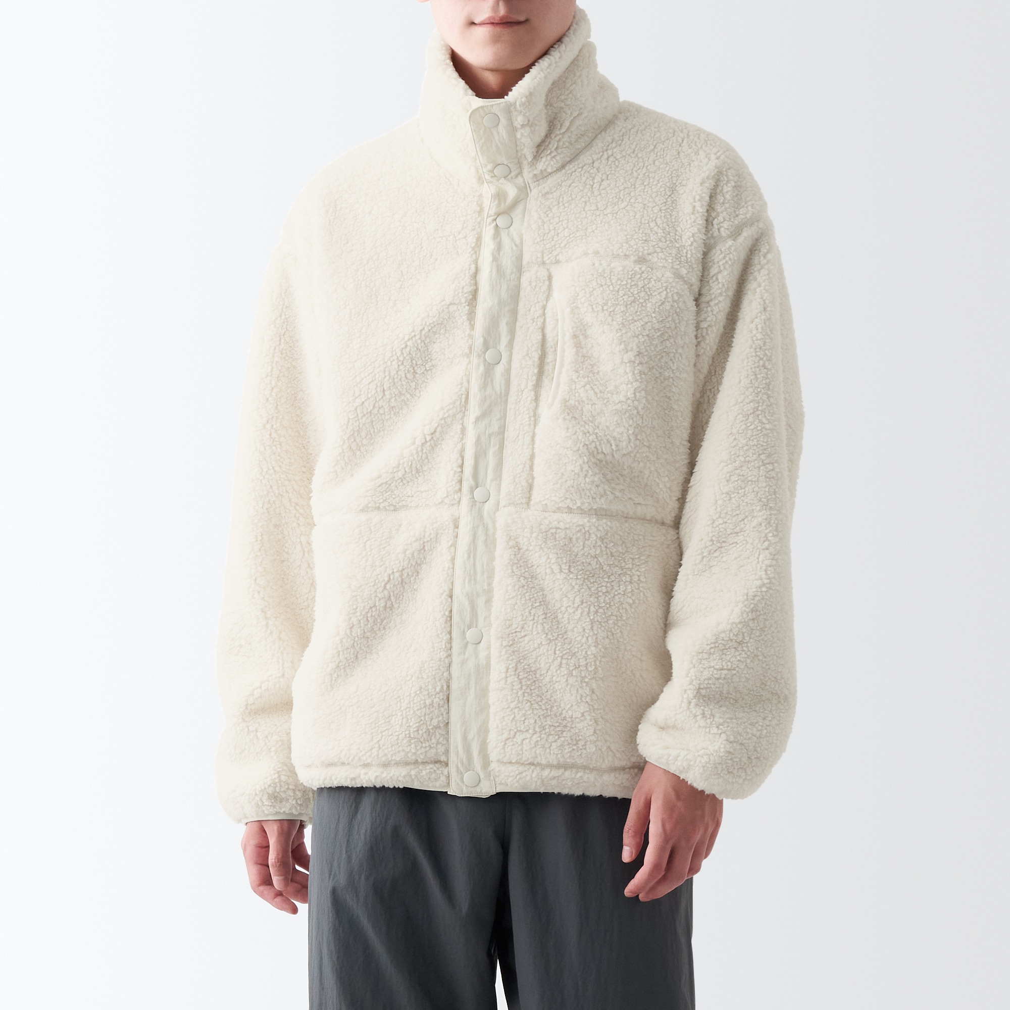 防風フリースジャケット