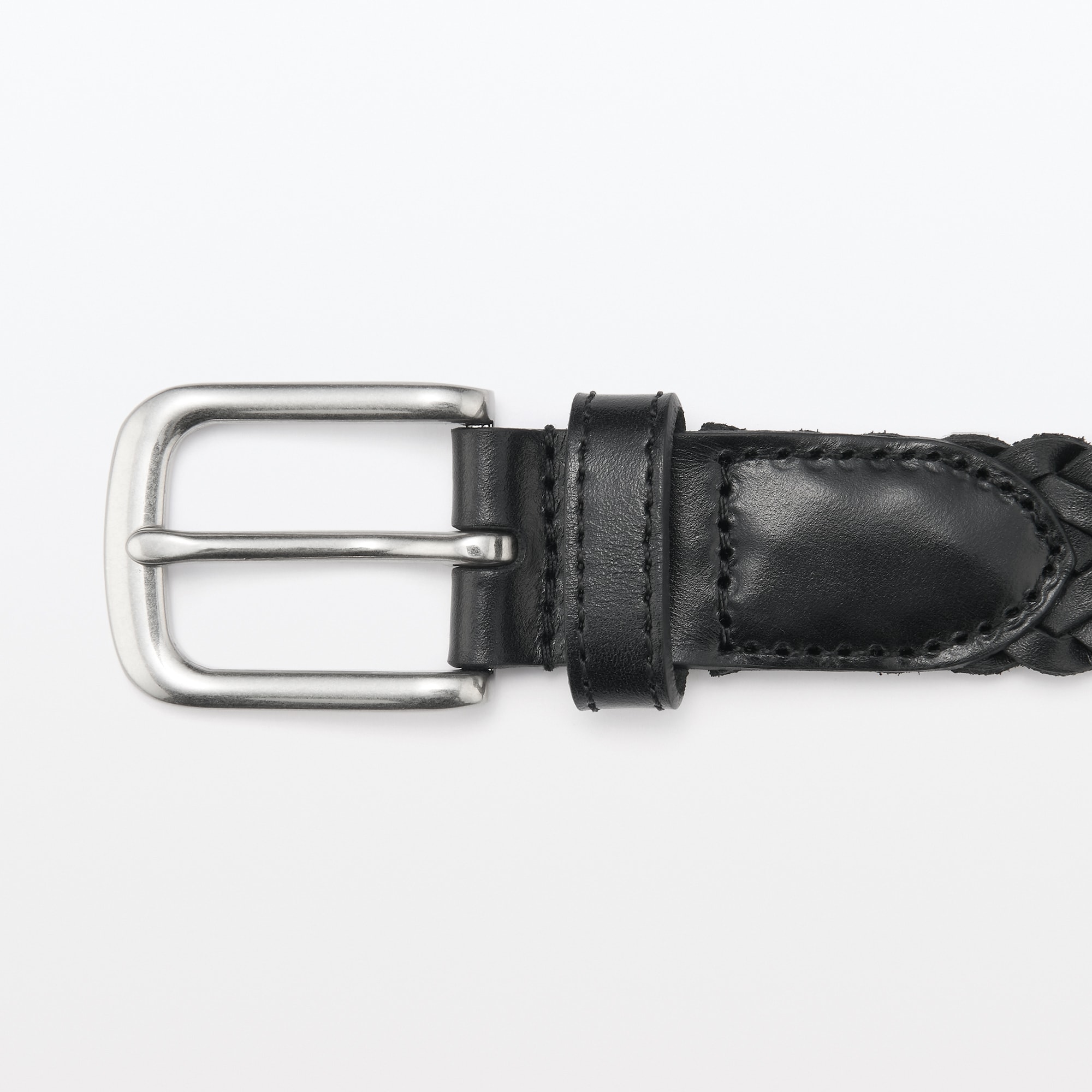 ヌメ革　メッシュベルト