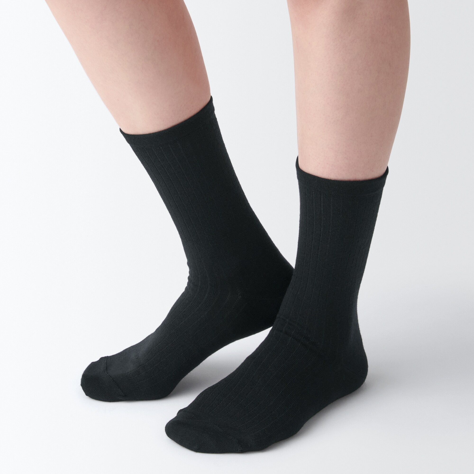 足なり直角　履き口やわらか　組み合わせられる　ウール混靴下（数量限定）