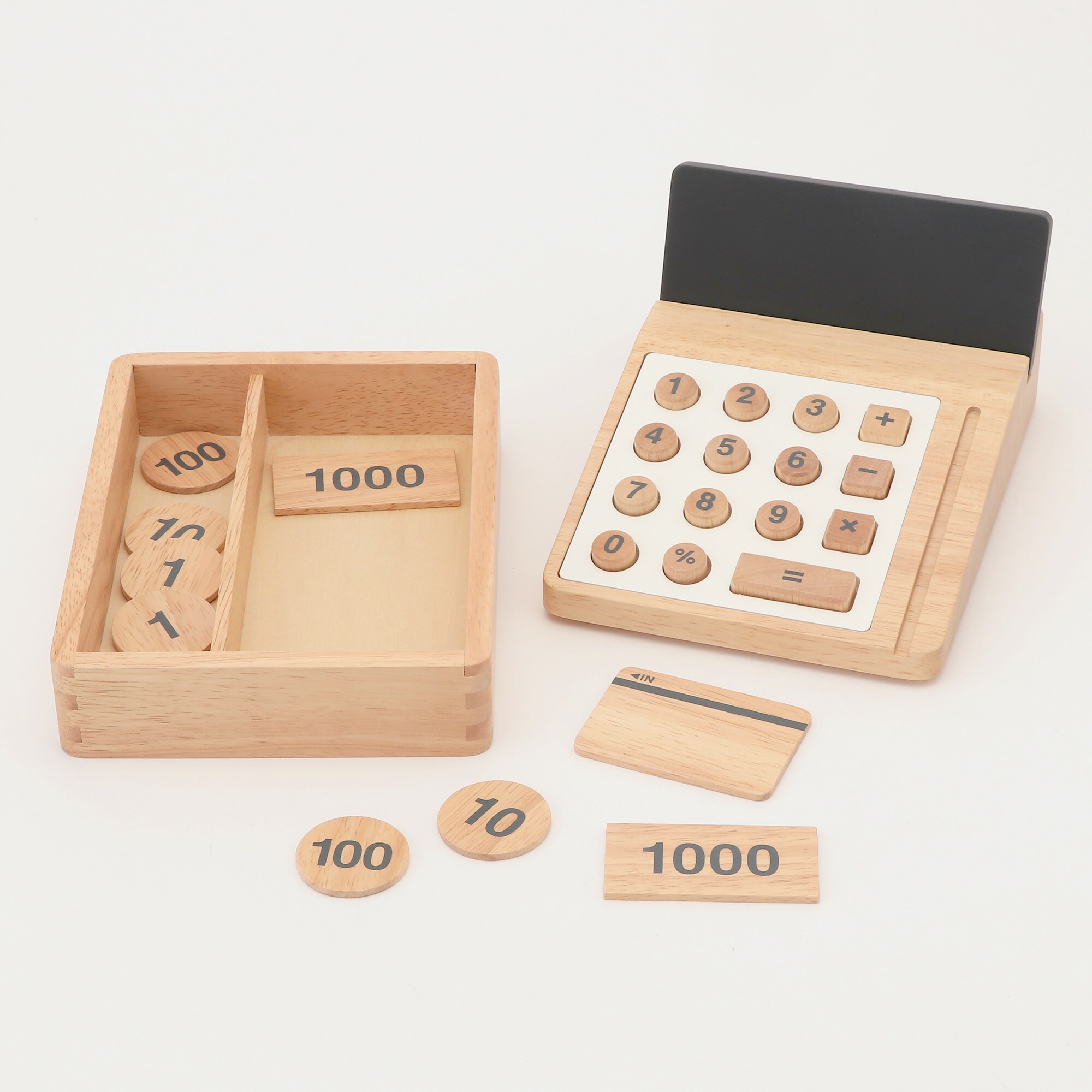 木のおままごと・レジあそび　対象年齢３歳以上