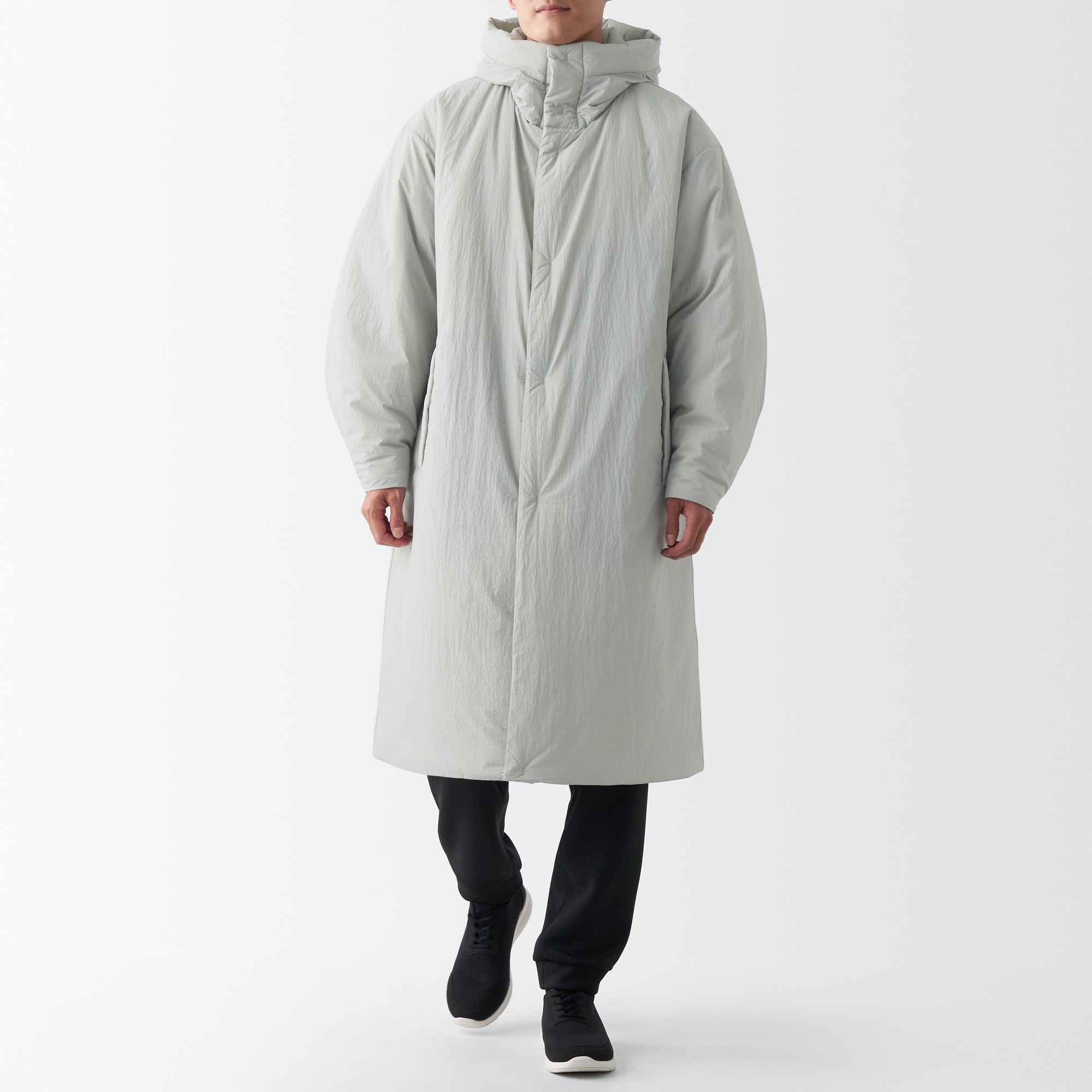 防風撥水中わたベンチコート
