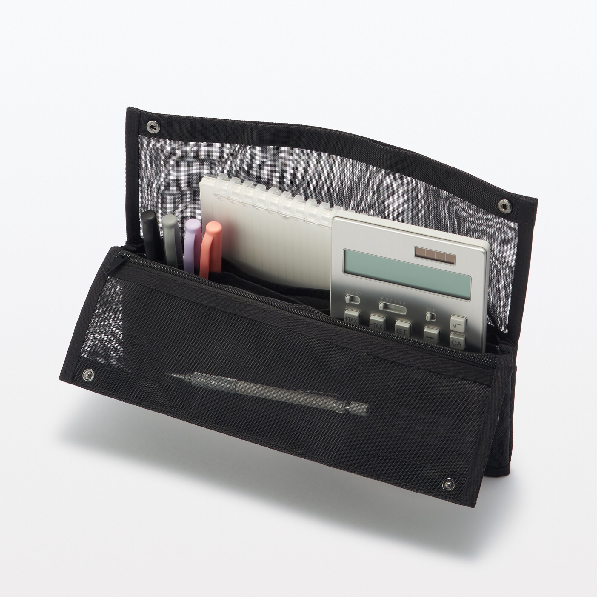 ナイロンメッシュ自立する小物収納ケース　Ｂ５サイズ用