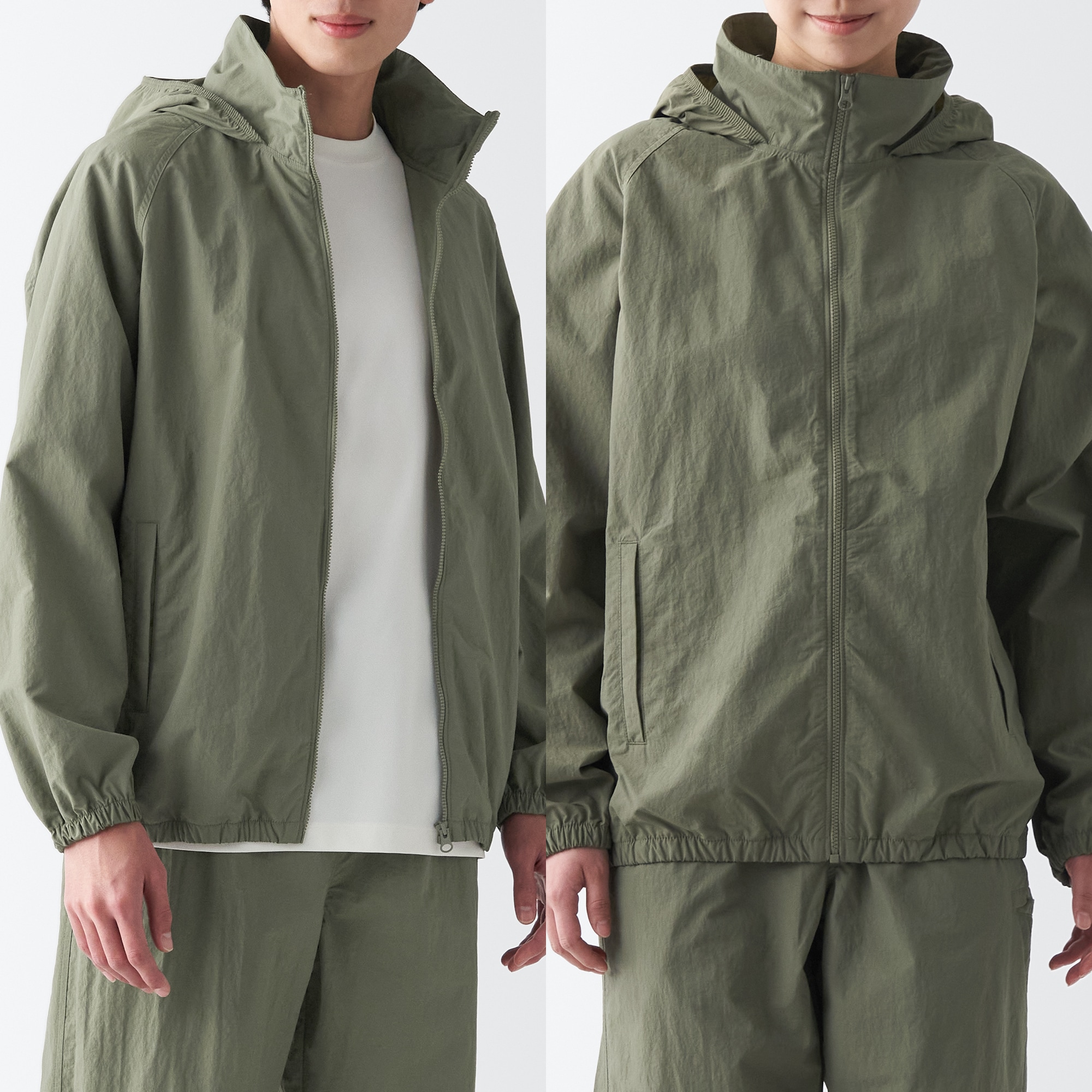 撥水ナイロンウィンドブレーカー
