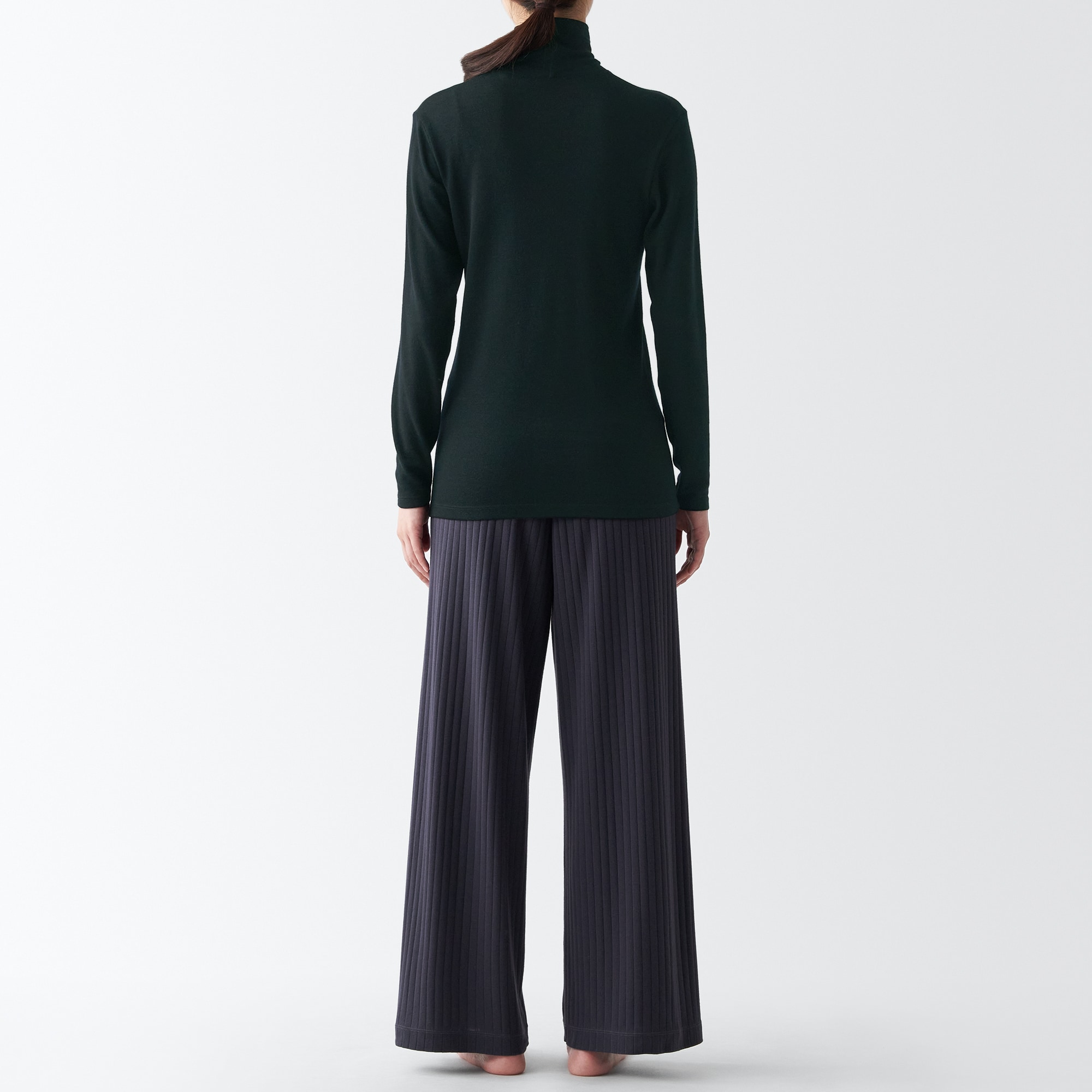 ウールタートルネック長袖Ｔシャツ