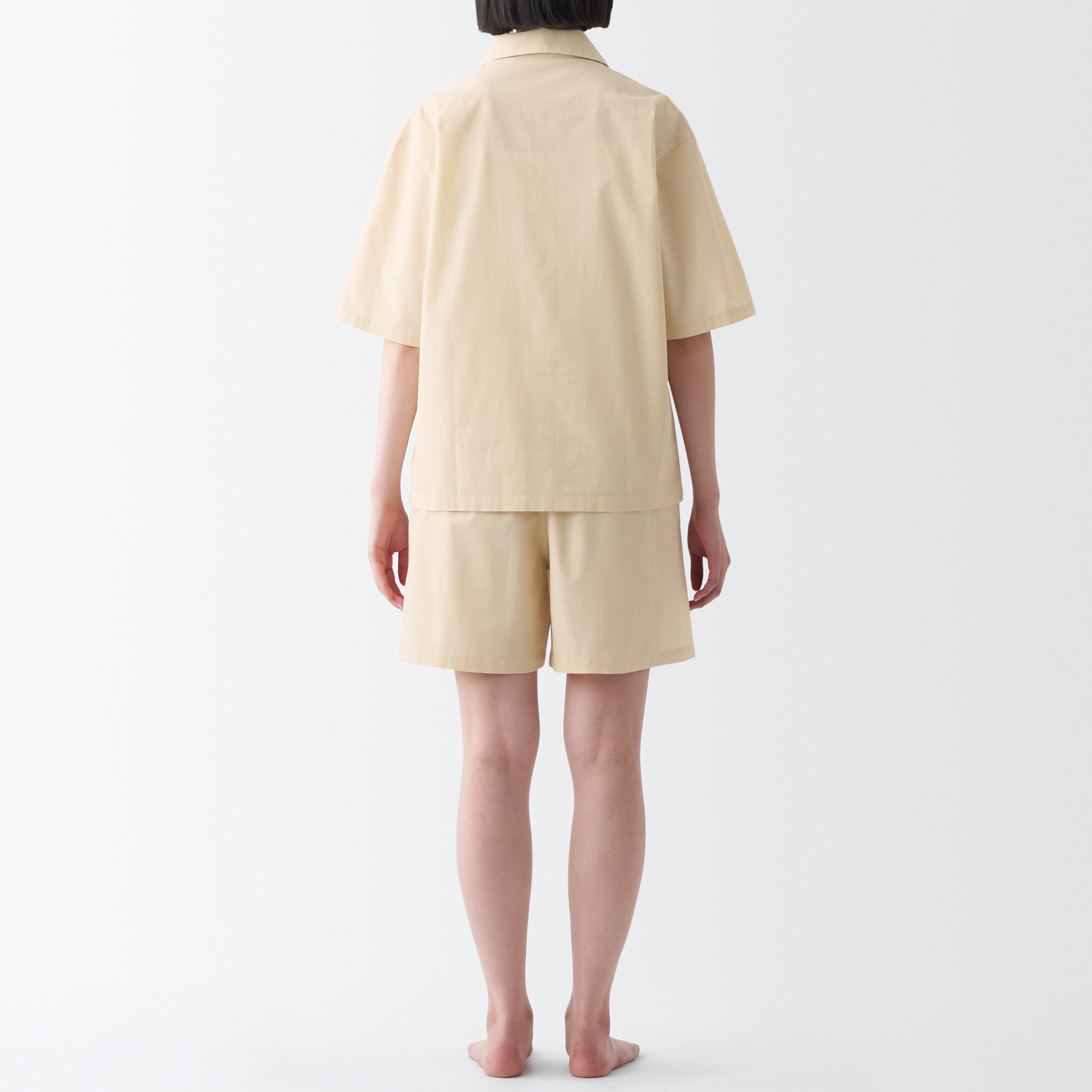 綿ブロード　半袖パジャマ