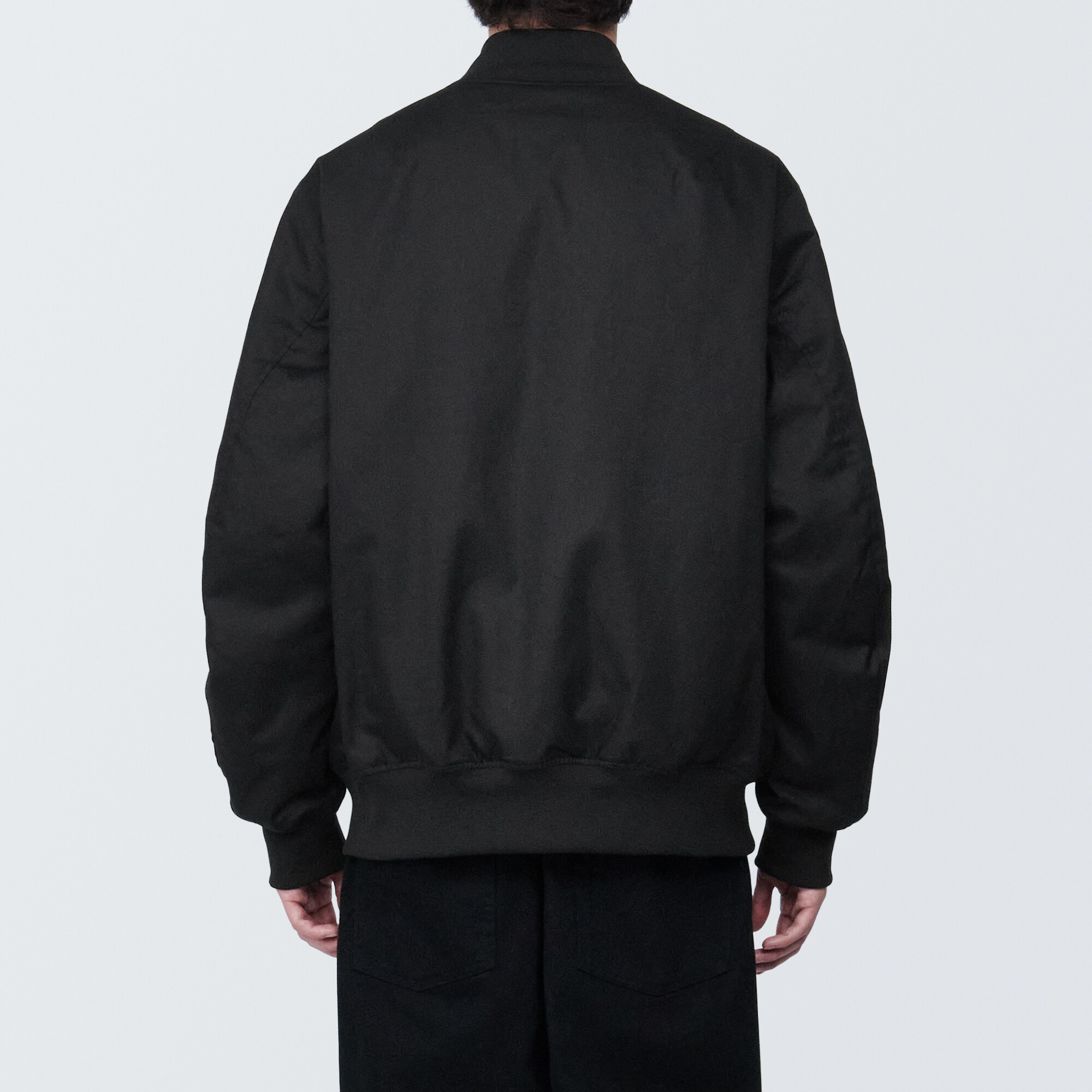 紳士　木の実から作ったカポック混中わた　ブルゾン