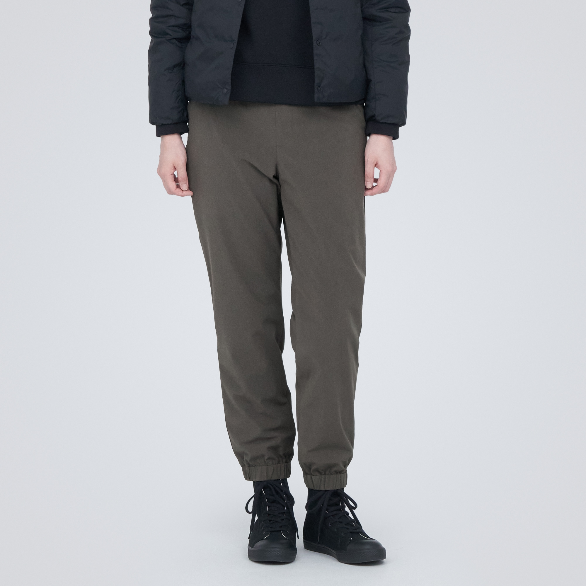 ストレッチ裏フリースジョガーパンツ