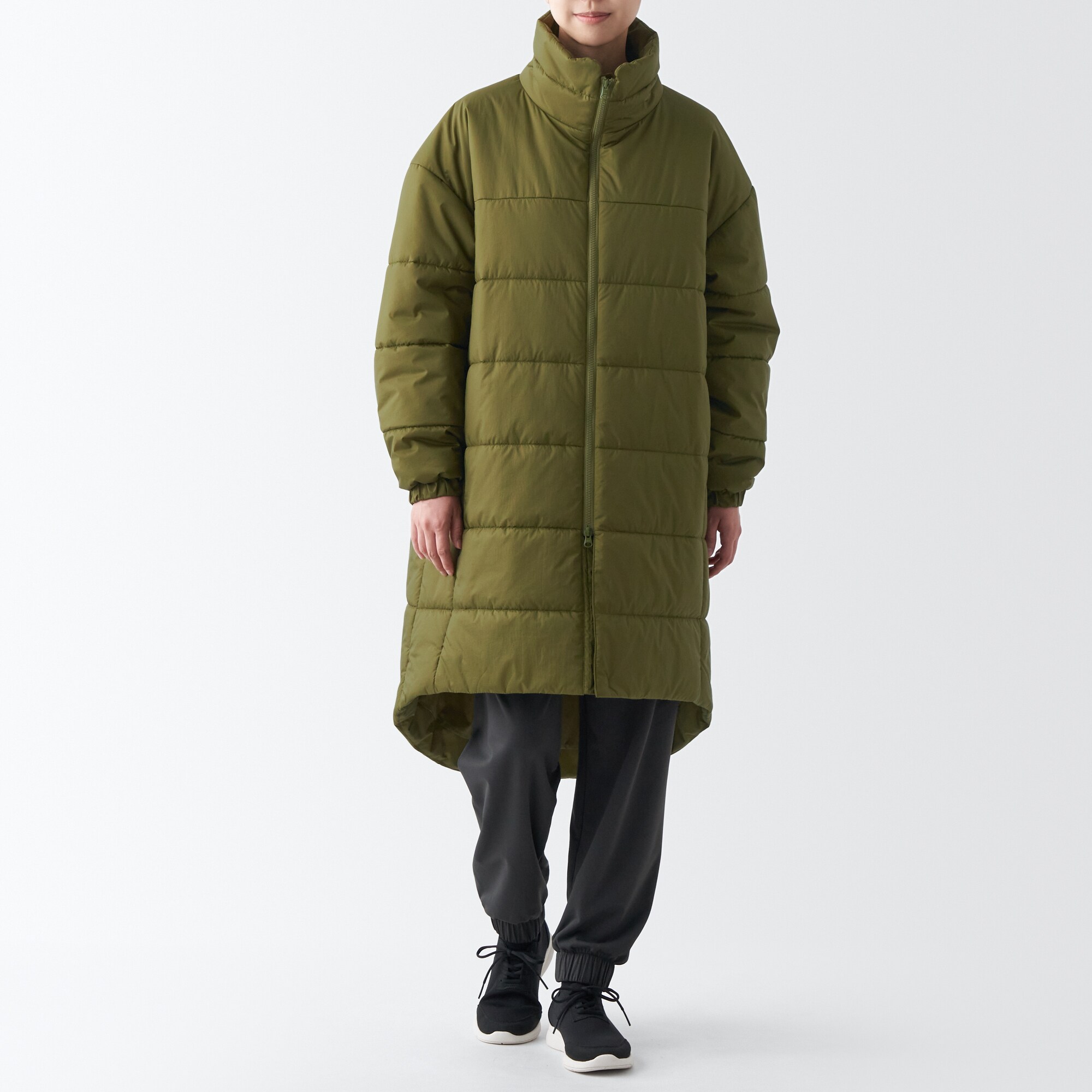 防風撥水中わたコート