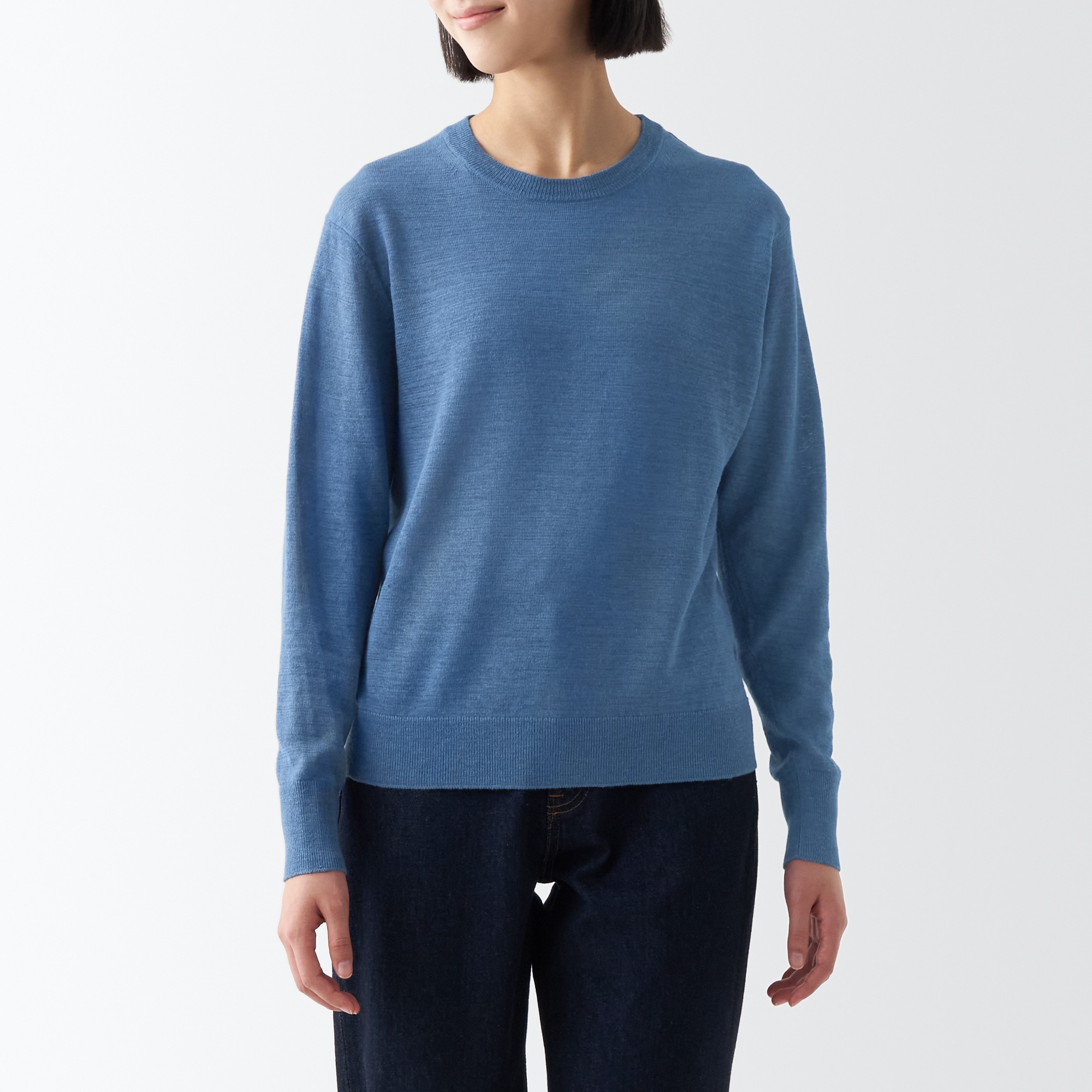 ＵＶカットヘンプクルーネックセーター