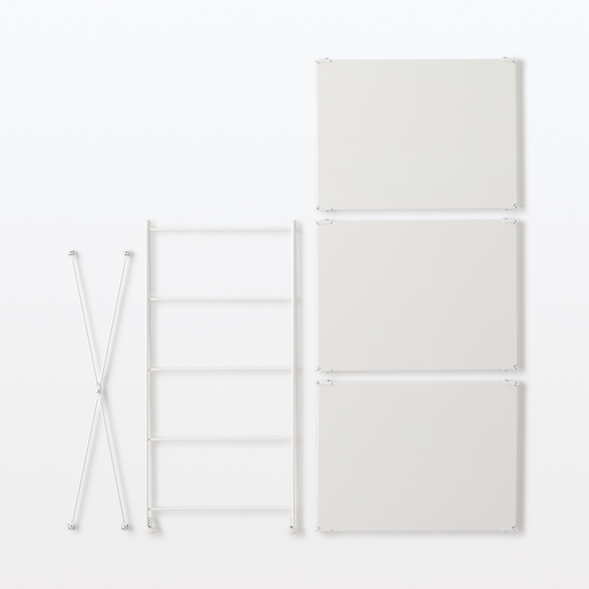 スチールユニットシェルフ用スチール棚追加セット　幅５６ｃｍタイプ　小