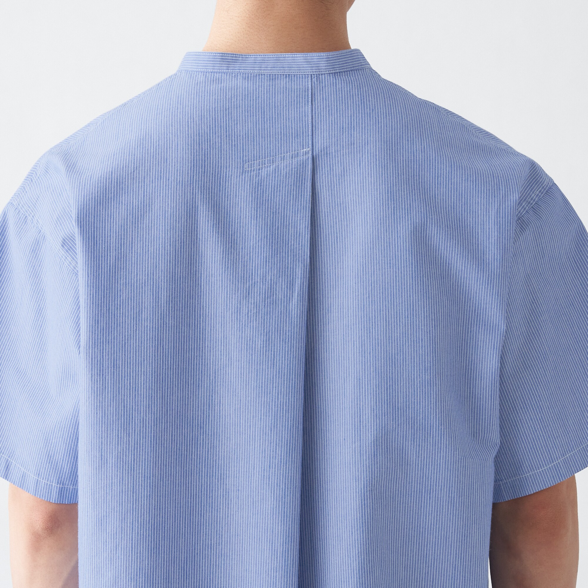 和紙混スタンドカラーシャツ（紳士）