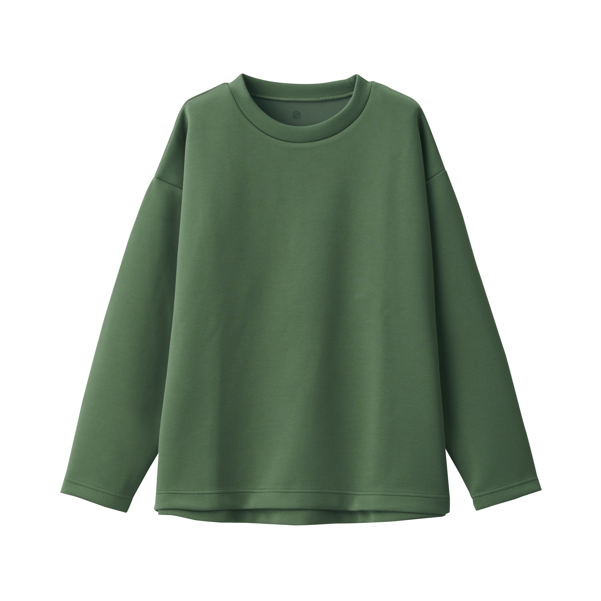 二重編みスウェットプルオーバー