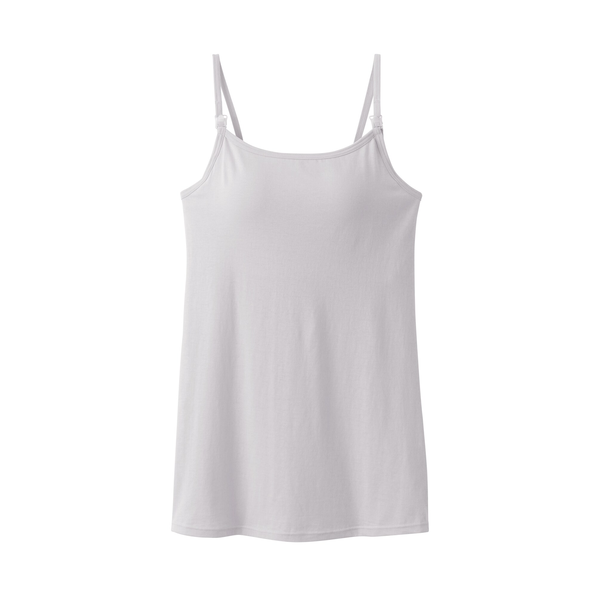 シルク混　授乳に便利なカップ入りキャミソール（マタニティ）