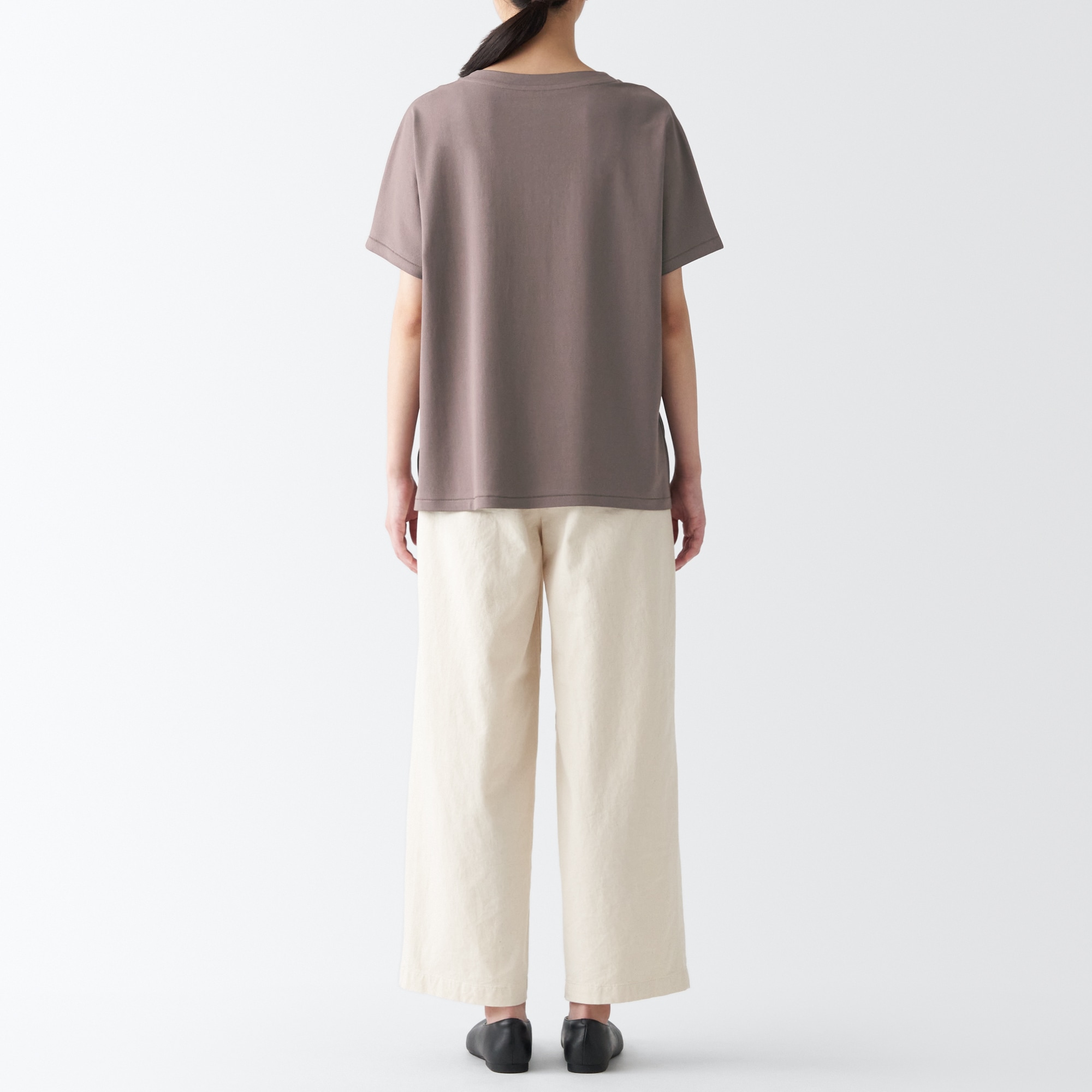 和紙混天竺編みプルオーバー（婦人）