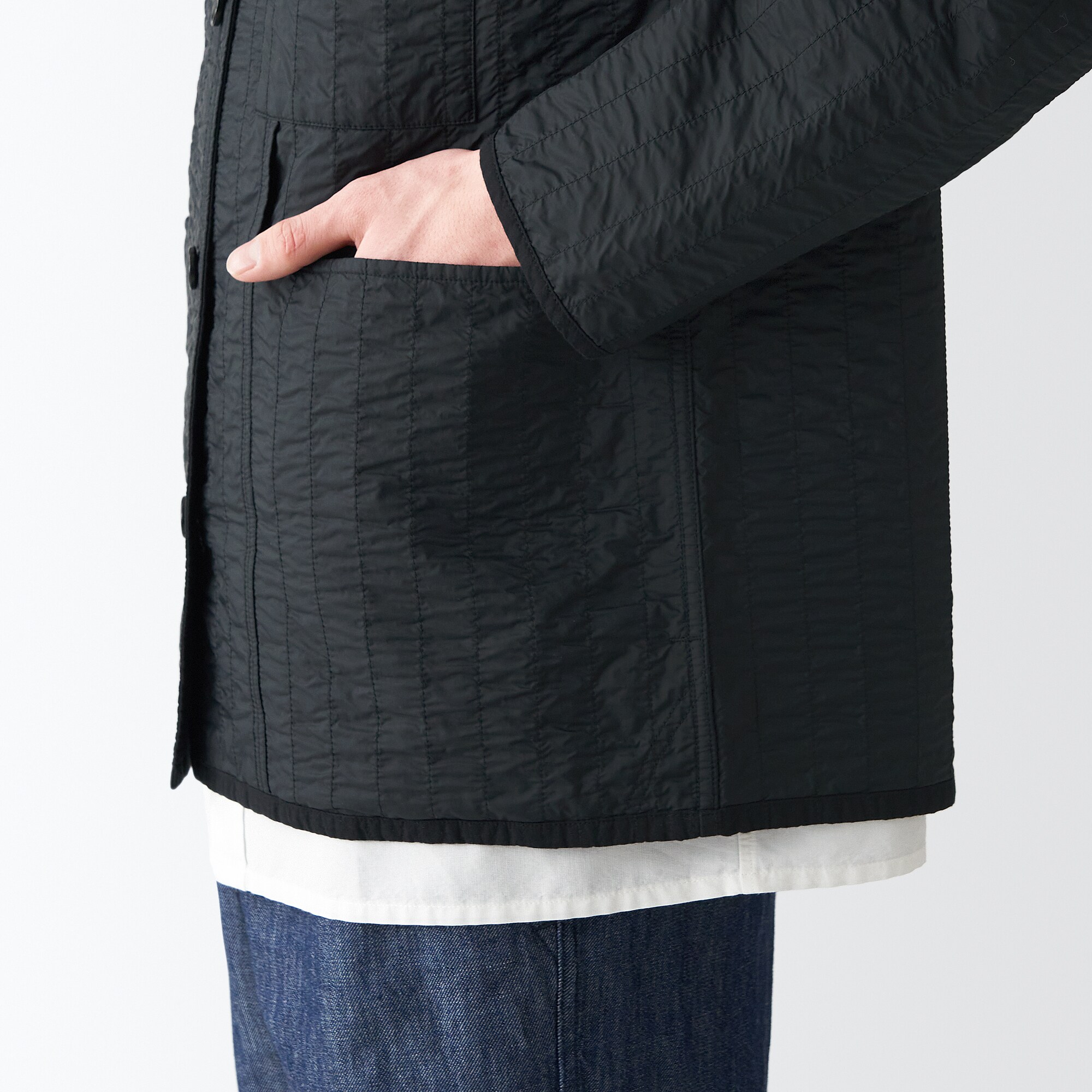 リバーシブルキルトジャケット（紳士）