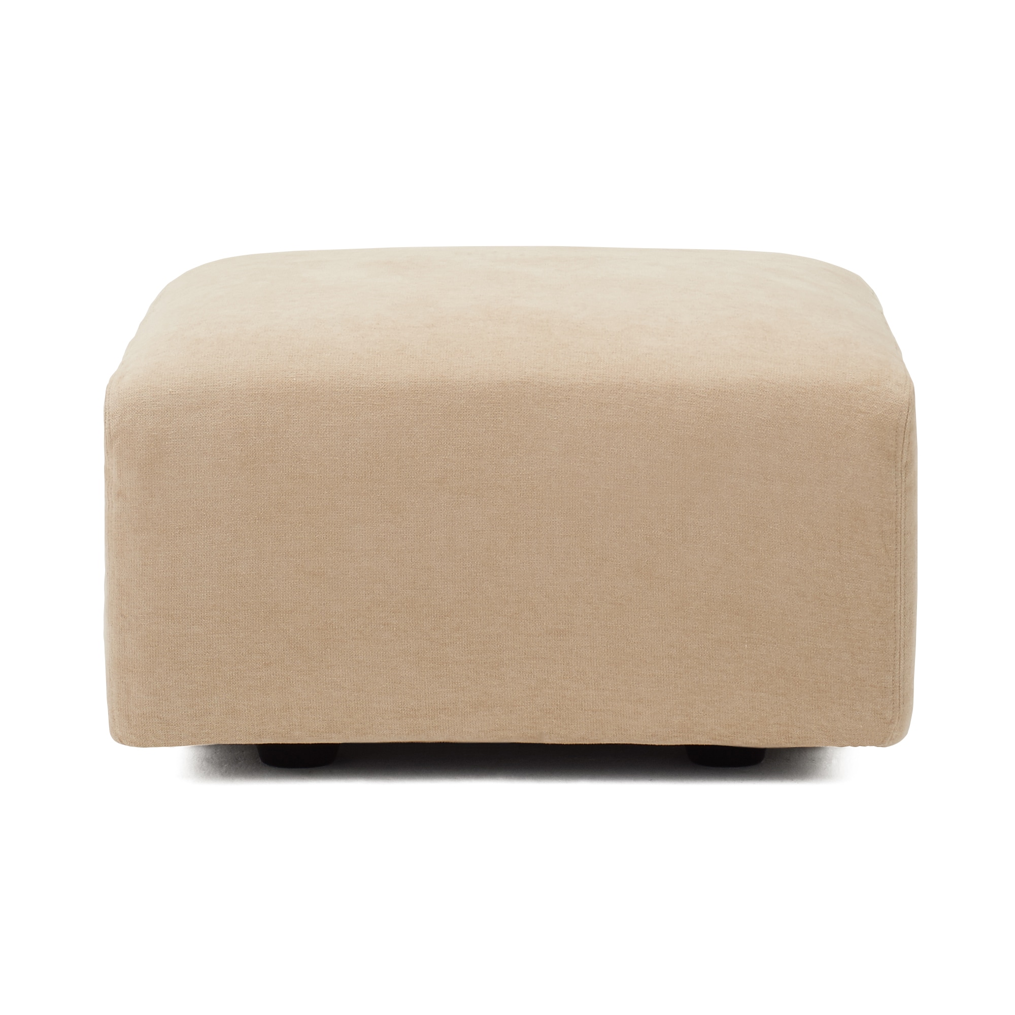 【カバー】綿シェニールユニットソファオットマン用カバー小用カバー／ライトグレー