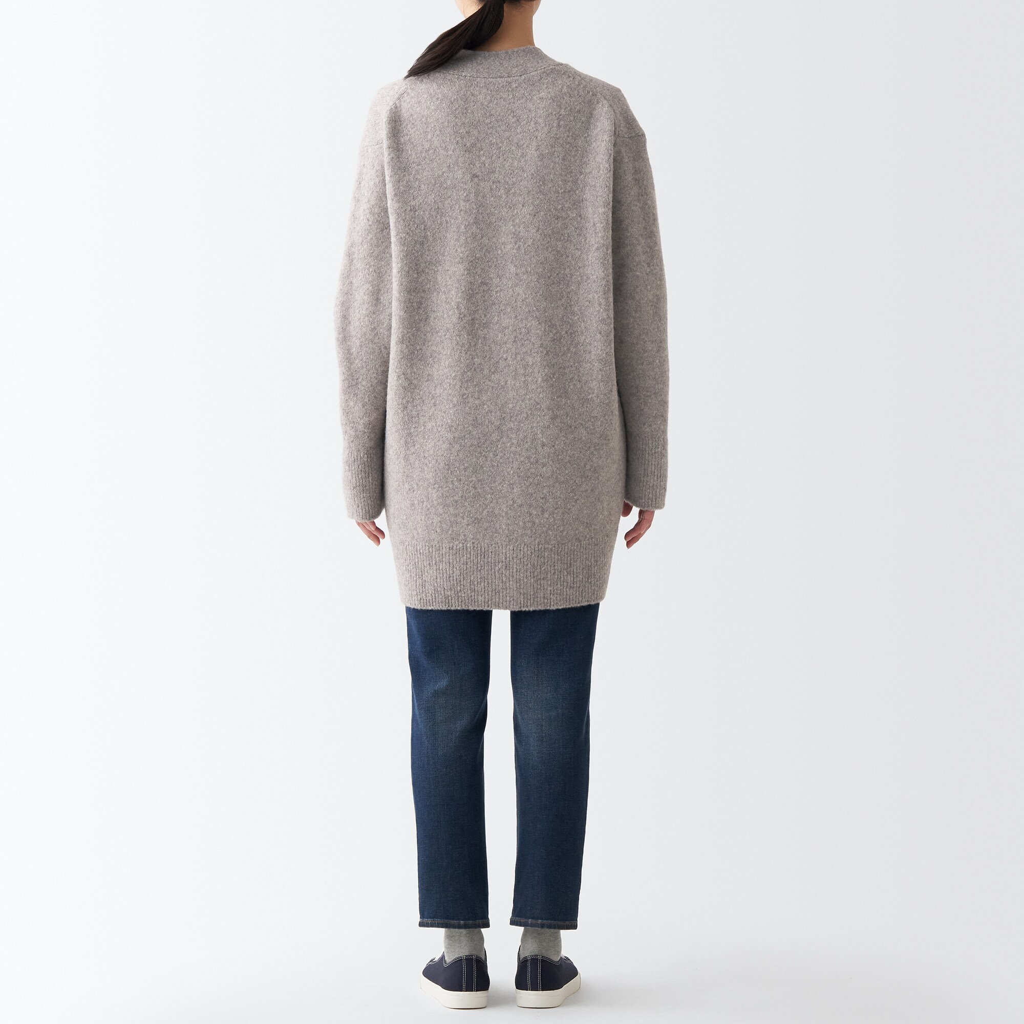 ヤク混Ｖネックカーディガン