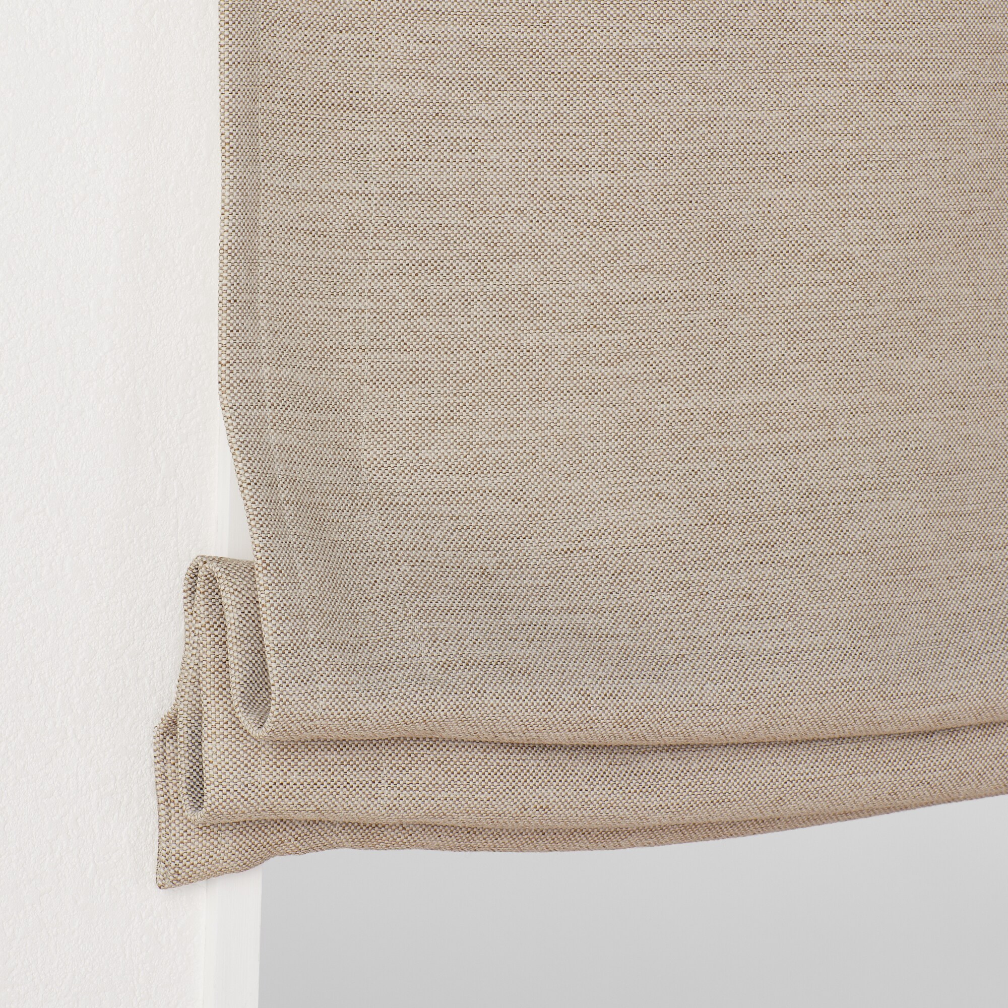 防炎・遮光性　二重織りプレーンシェード用生地／ブラウン