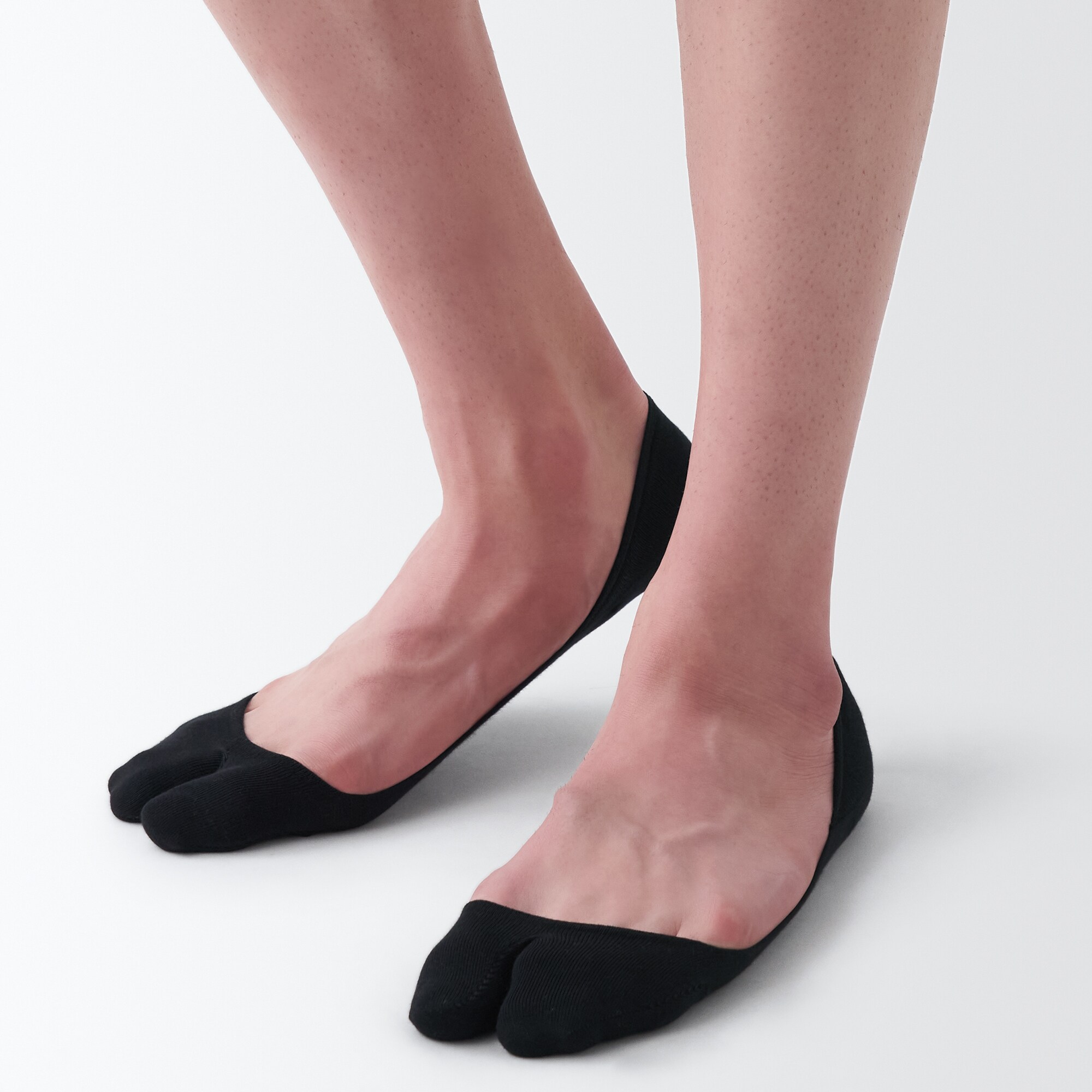 かかと滑り止め付き　たび型フットカバー（紳士）