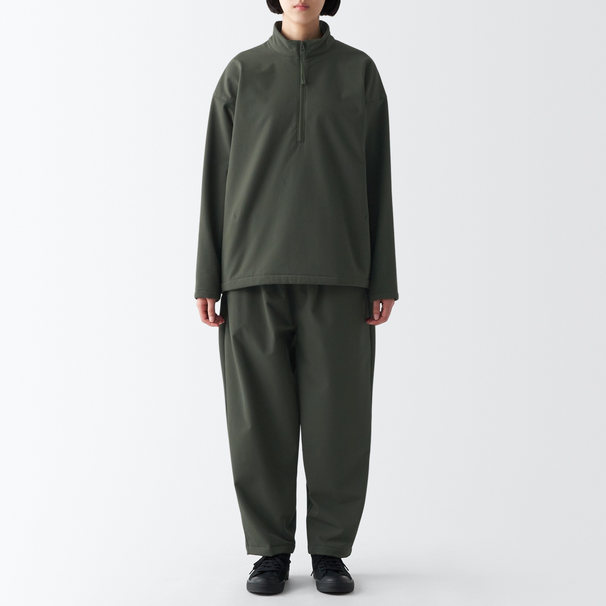 裏起毛ワイドパンツ