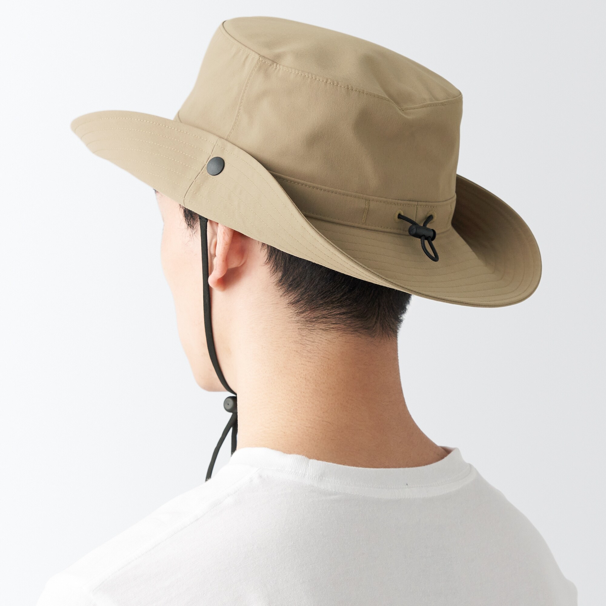 ＵＶカット　透湿撥水　防水テープ使い　サファリハット