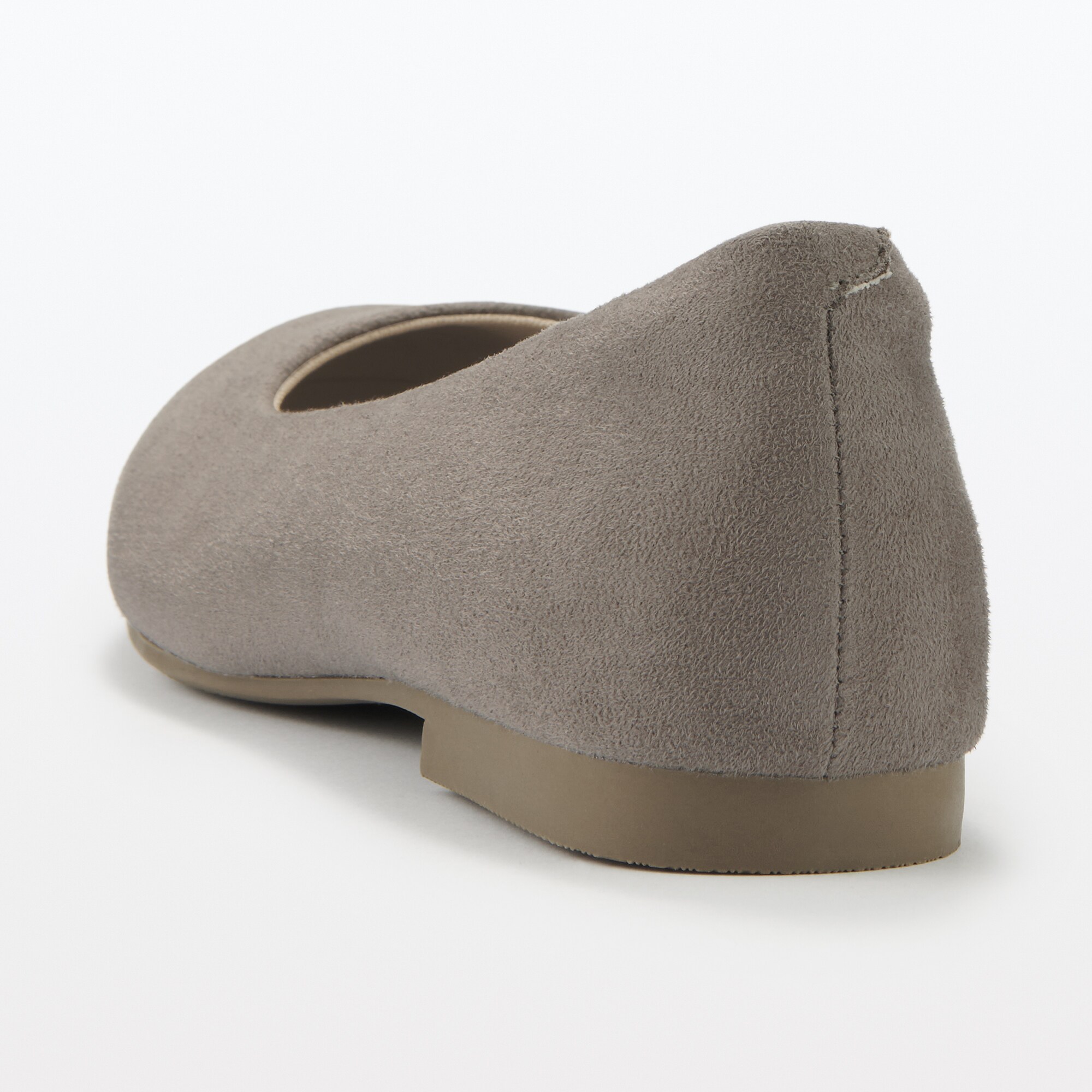 婦人　疲れにくい　起毛フラットシューズ