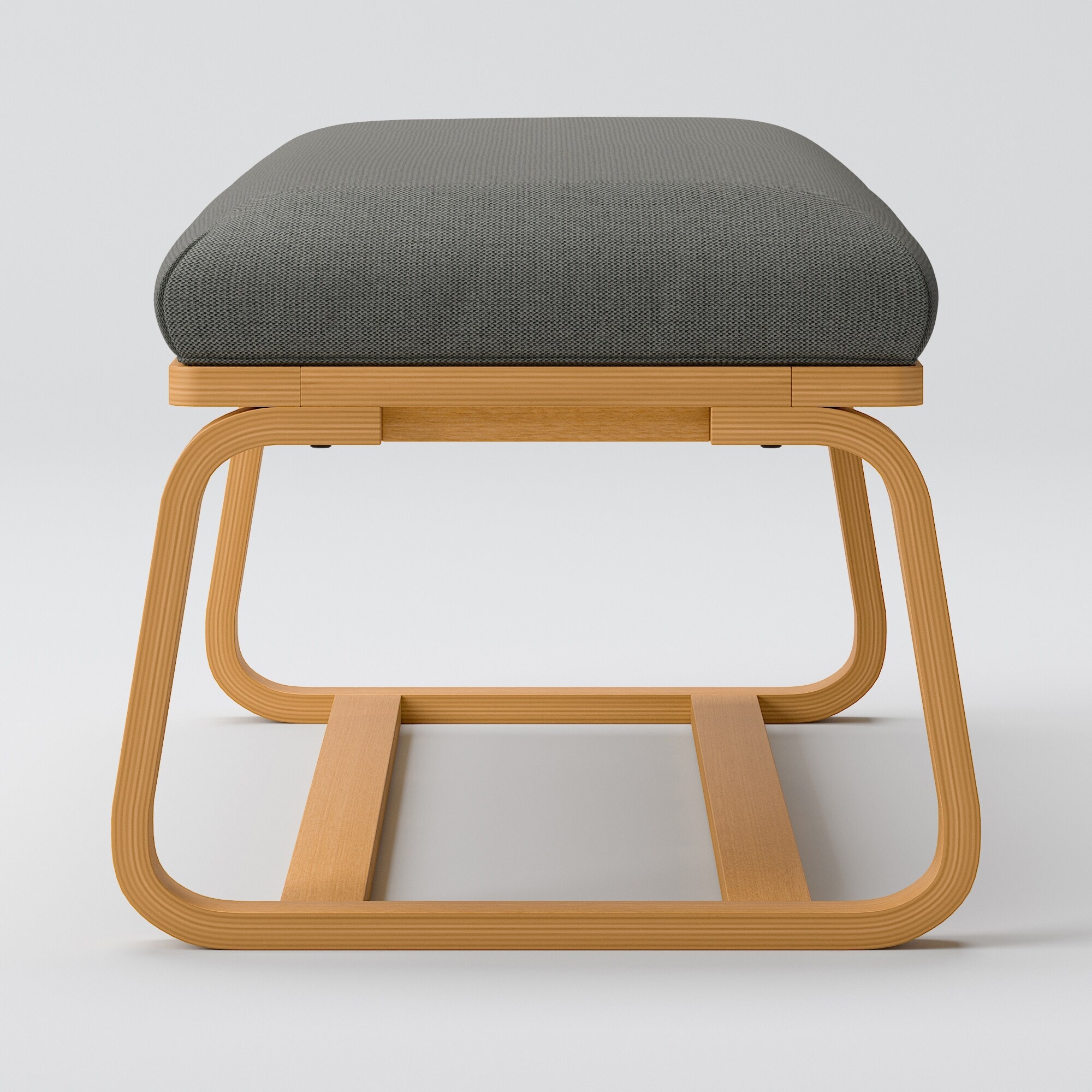 【カバー】リビングでもダイニングでもつかえる　綿麻バスケット織　ベンチ・１用カバー