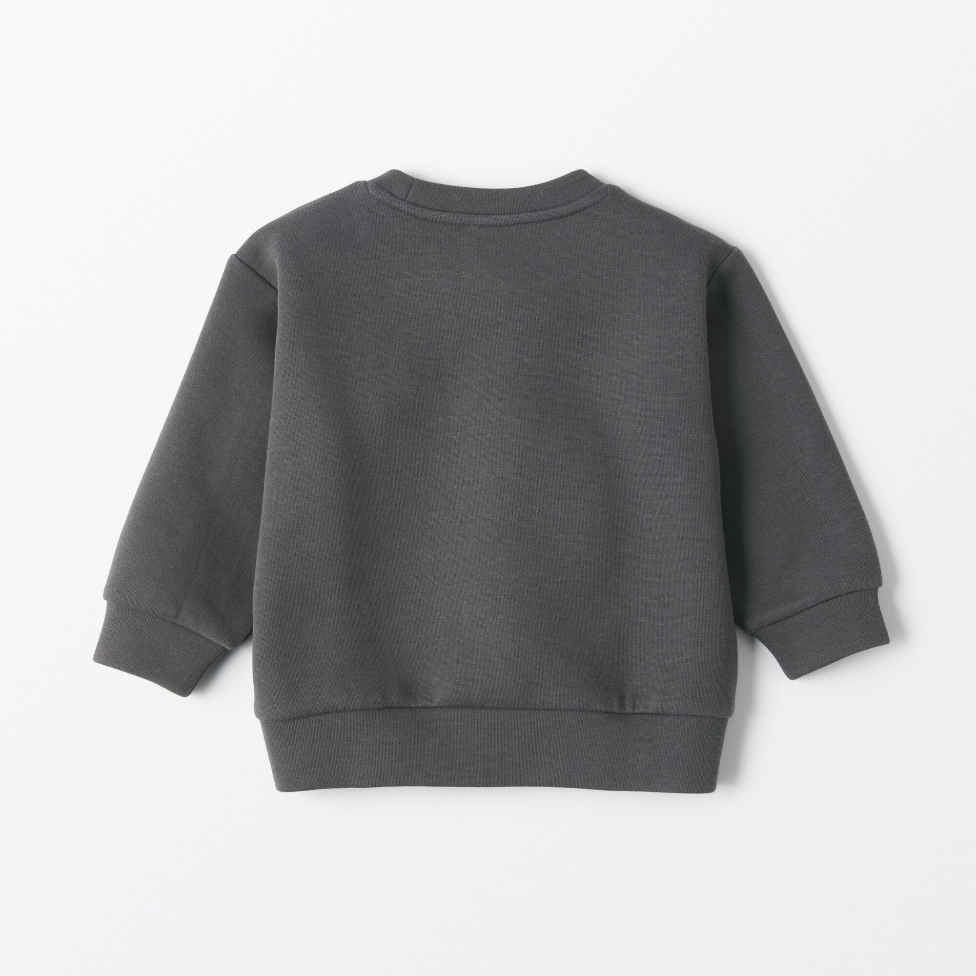 ベビー　あたまするっと刺繍二重編みスウェットシャツ