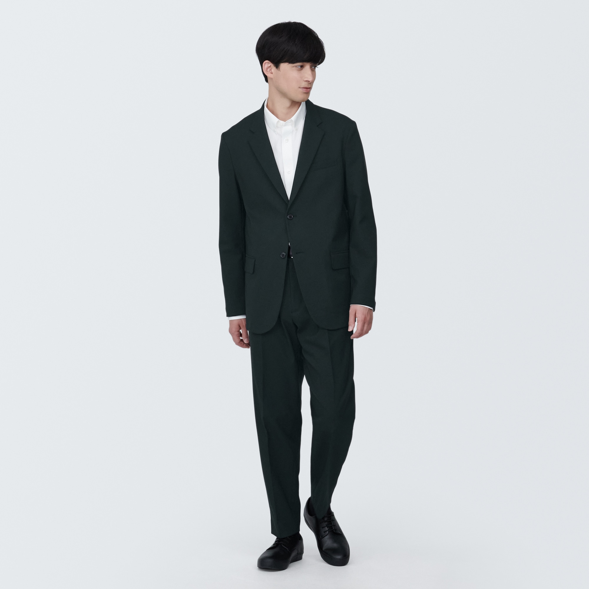 紳士　シワになりにくいストレッチジャケット