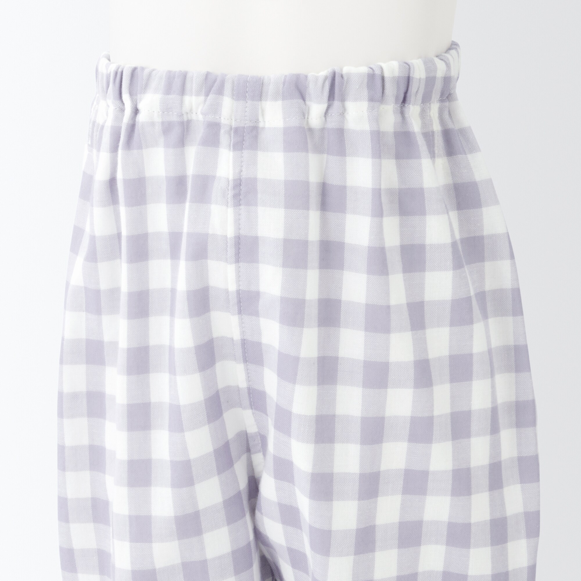 脇に縫い目のない　二重ガーゼお着替えパジャマ（ベビー）