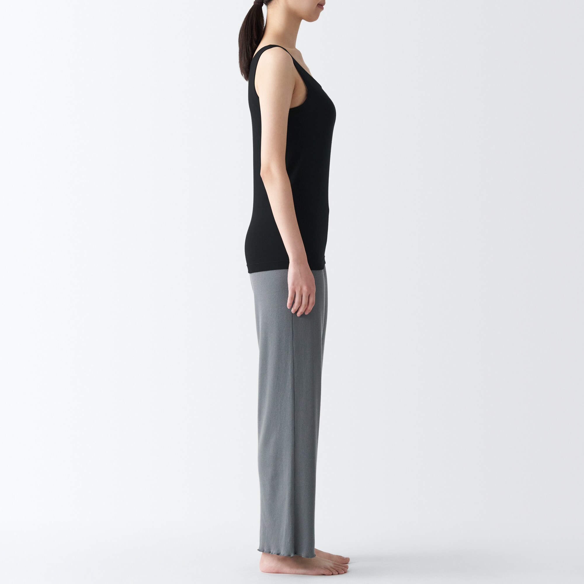 シルク混ブラタンクトップ