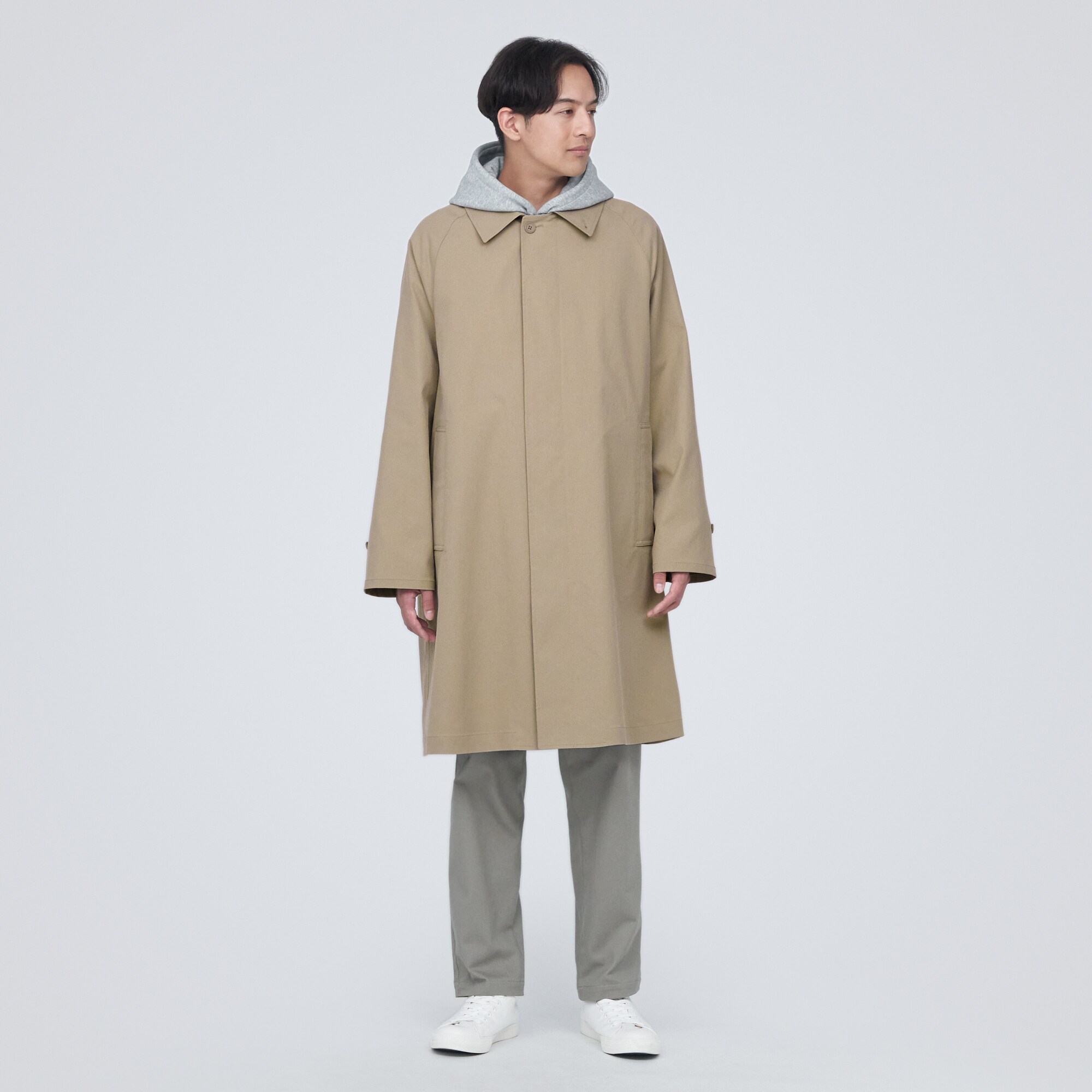 撥水ステンカラーコート