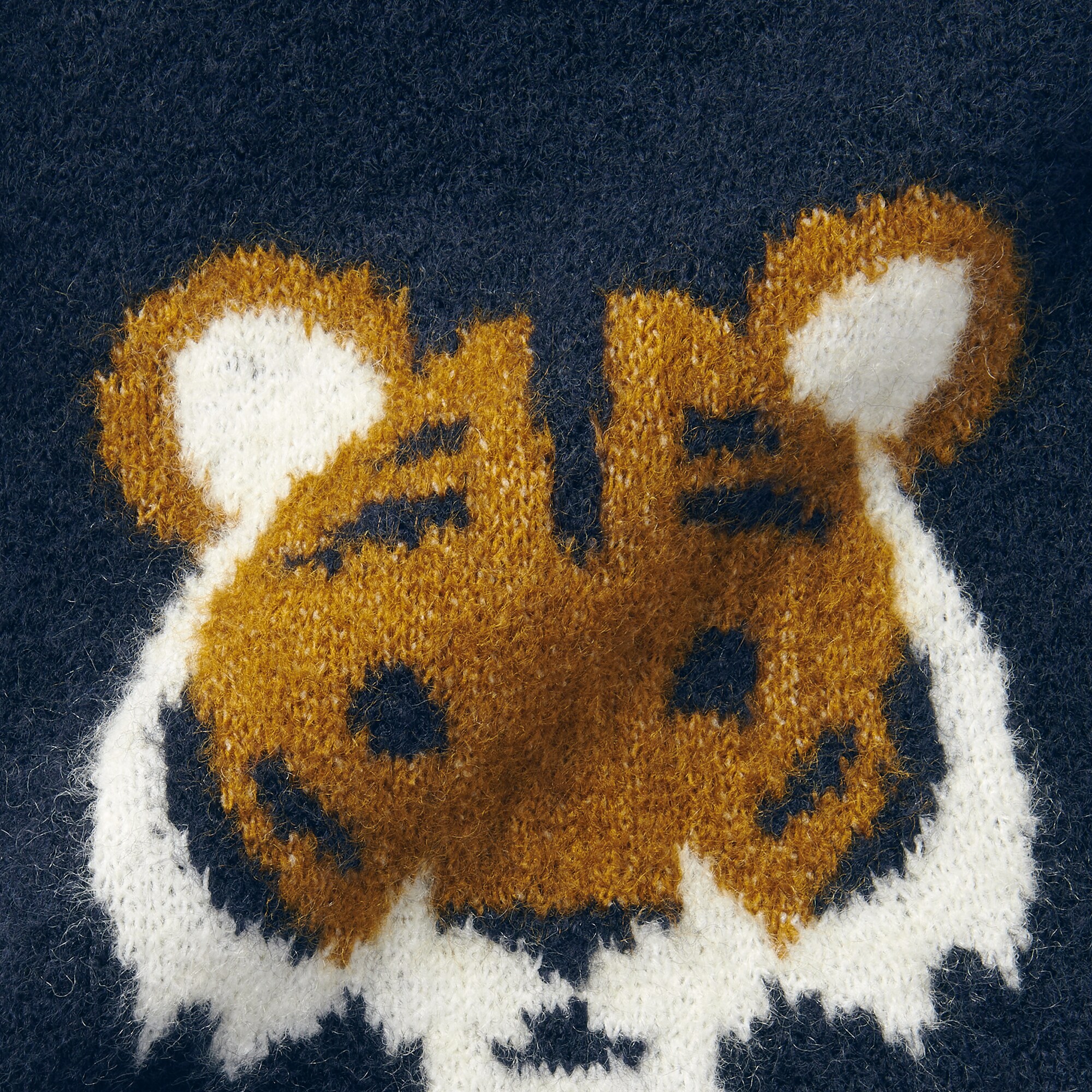 再生ポリエステル混　のびのび　動物マフラー（キッズ）