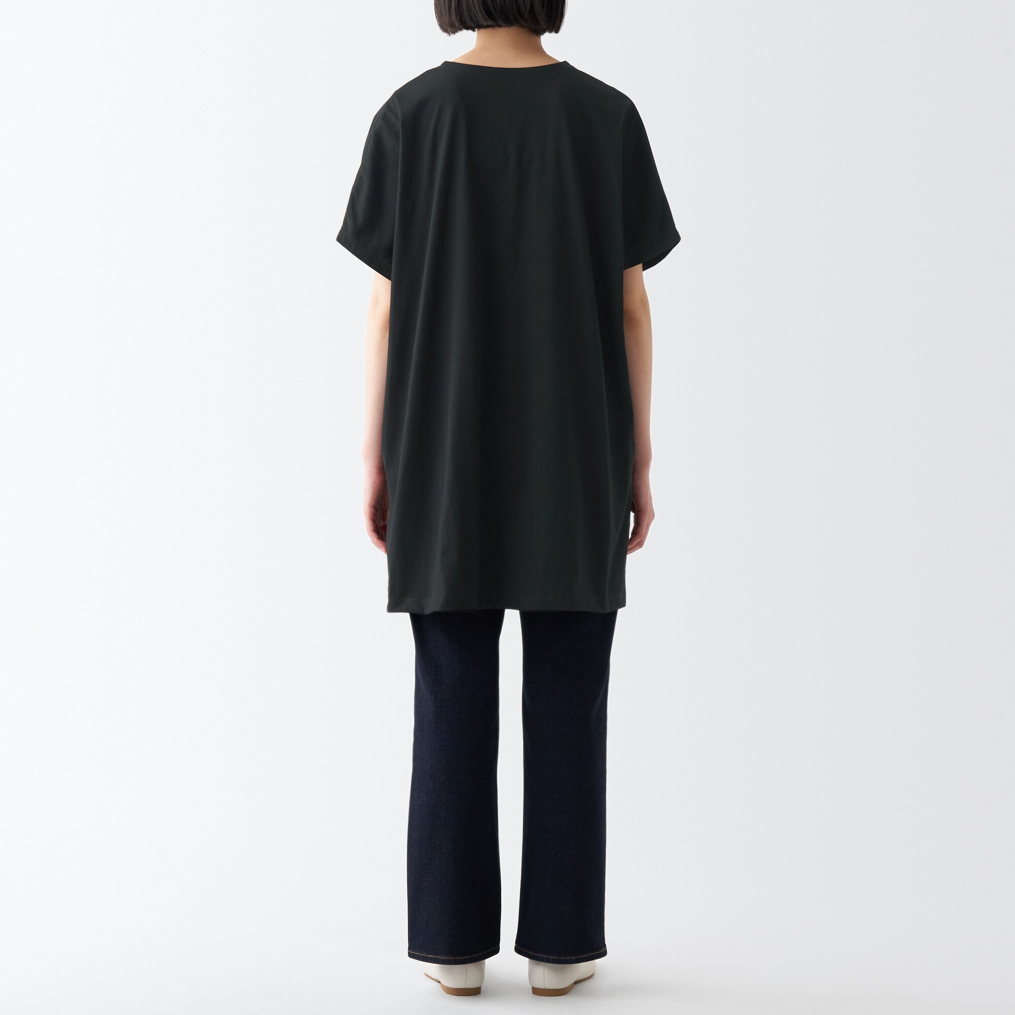 涼感ＵＶカットＶネックチュニック