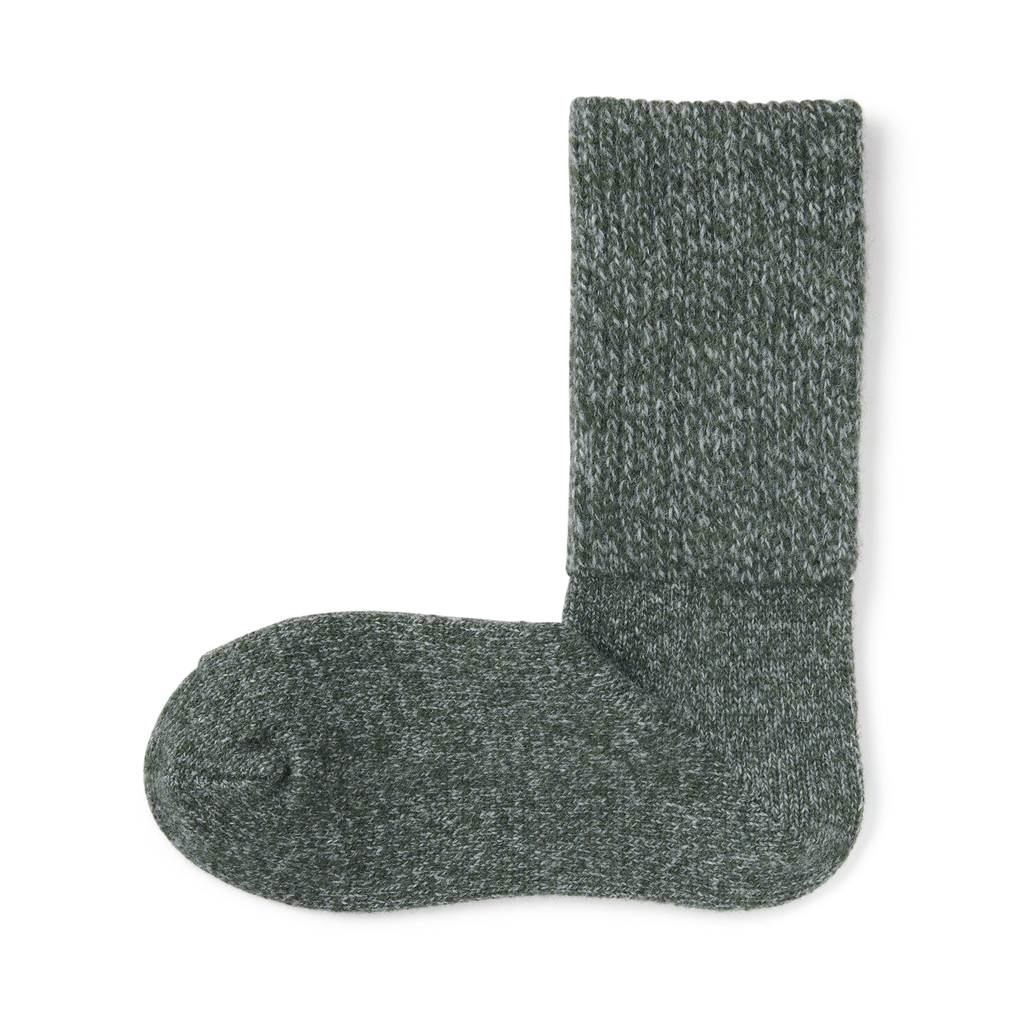 足なり直角　ウール混　重ねても履ける靴下（数量限定）