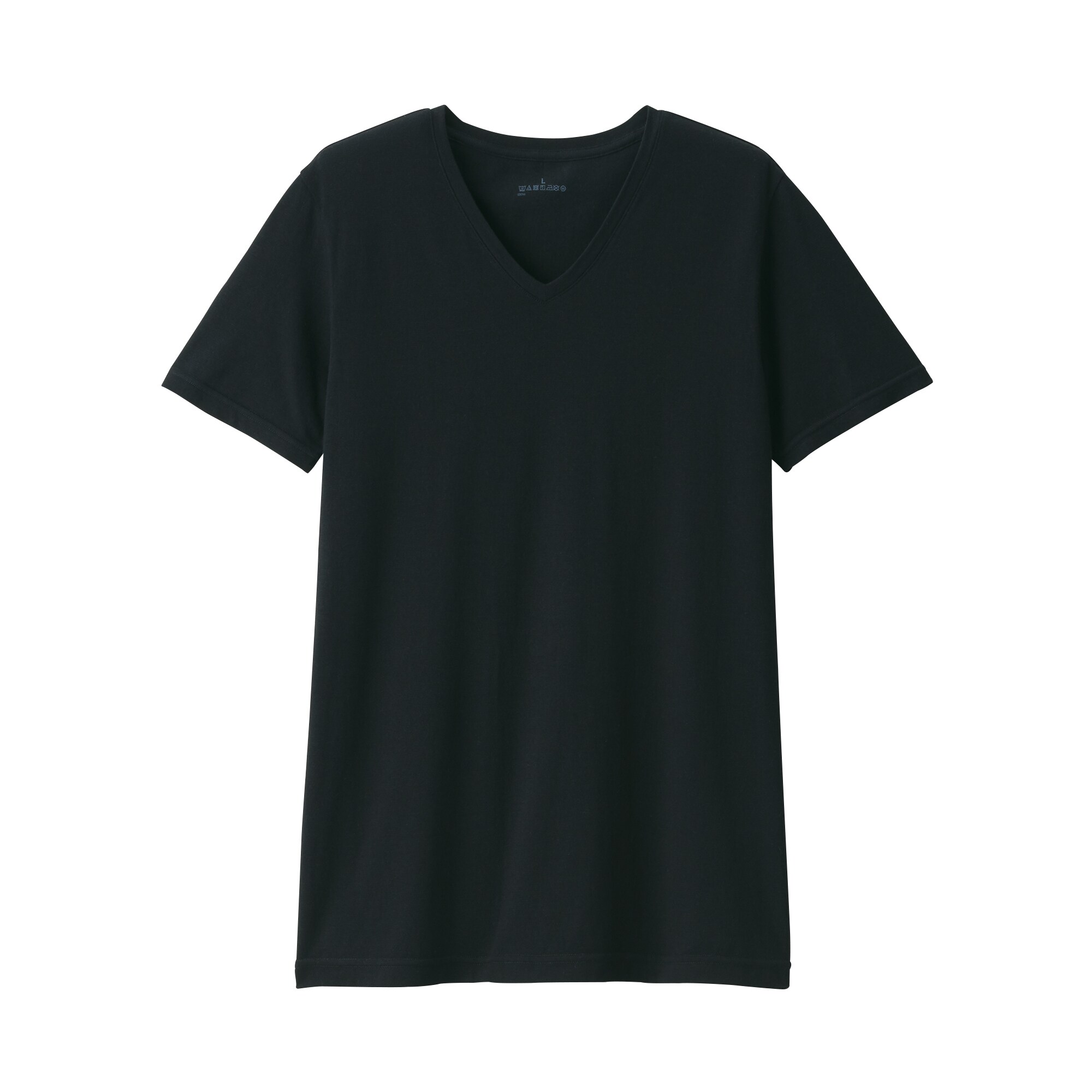 あったか綿　Ｖネック半袖Ｔシャツ